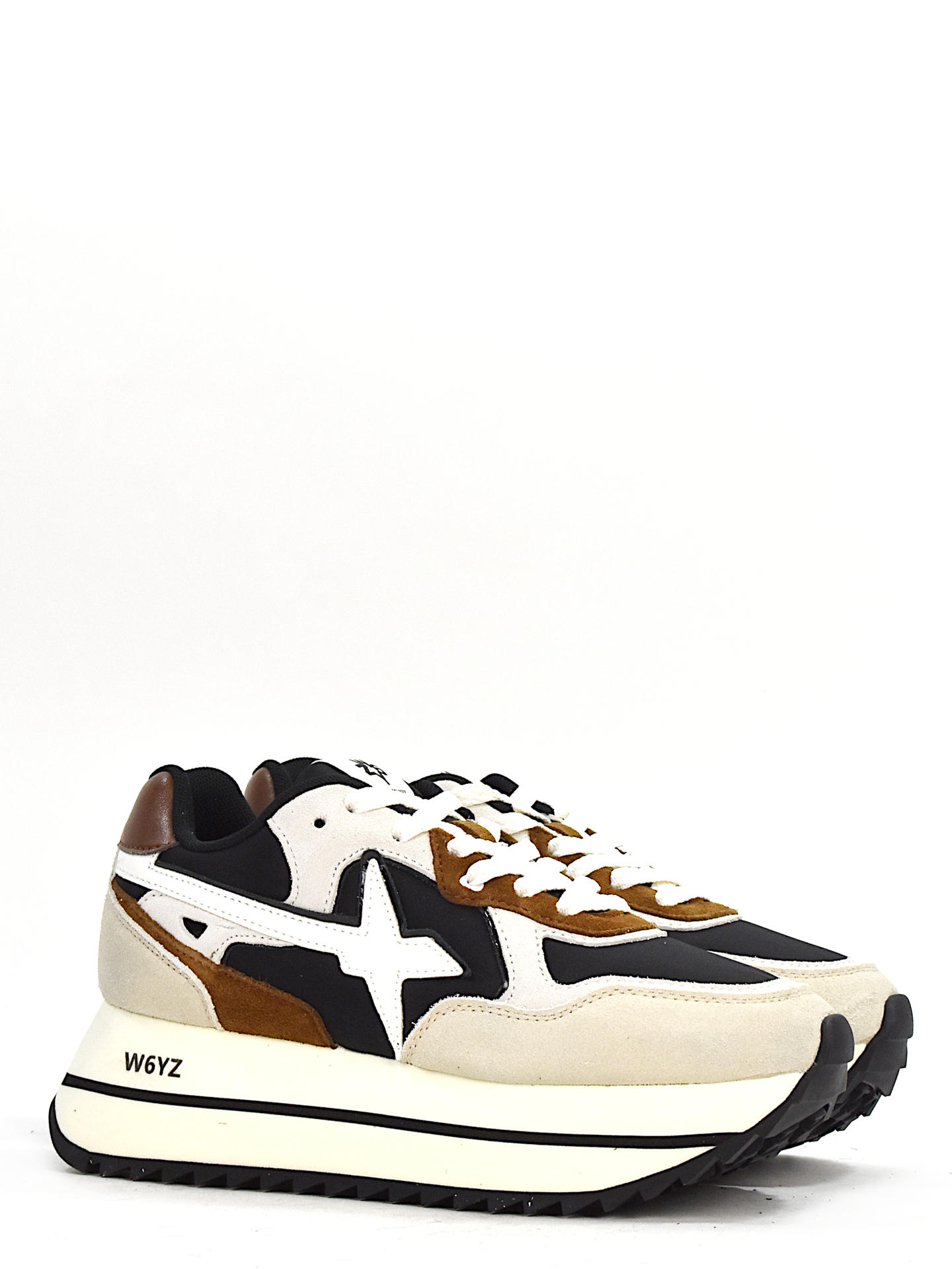 SNEAKERS W6YZ DEVASN BEIGE/NERO