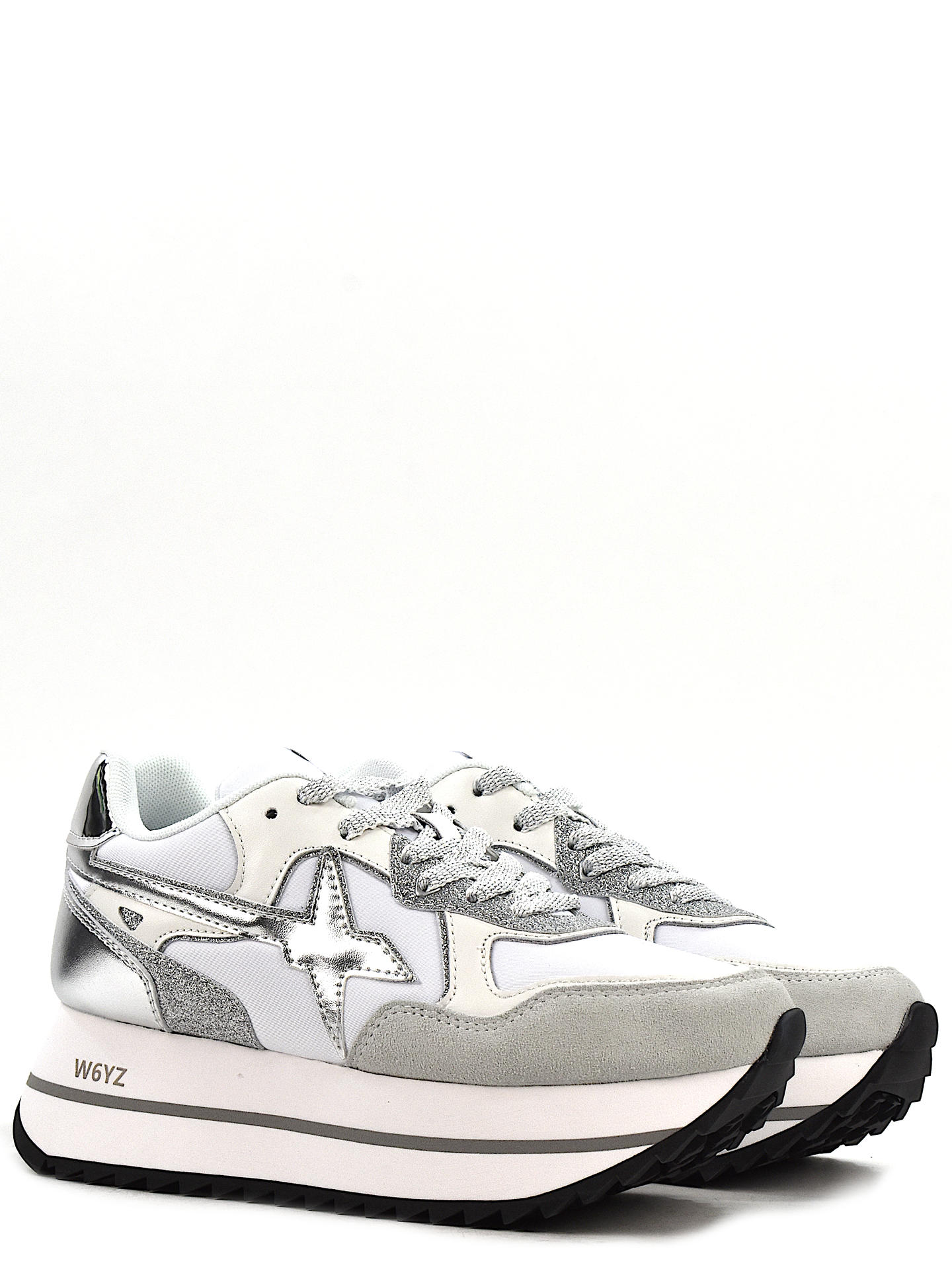 SNEAKERS W6YZ DEVAW BIANCO/ARGENTO