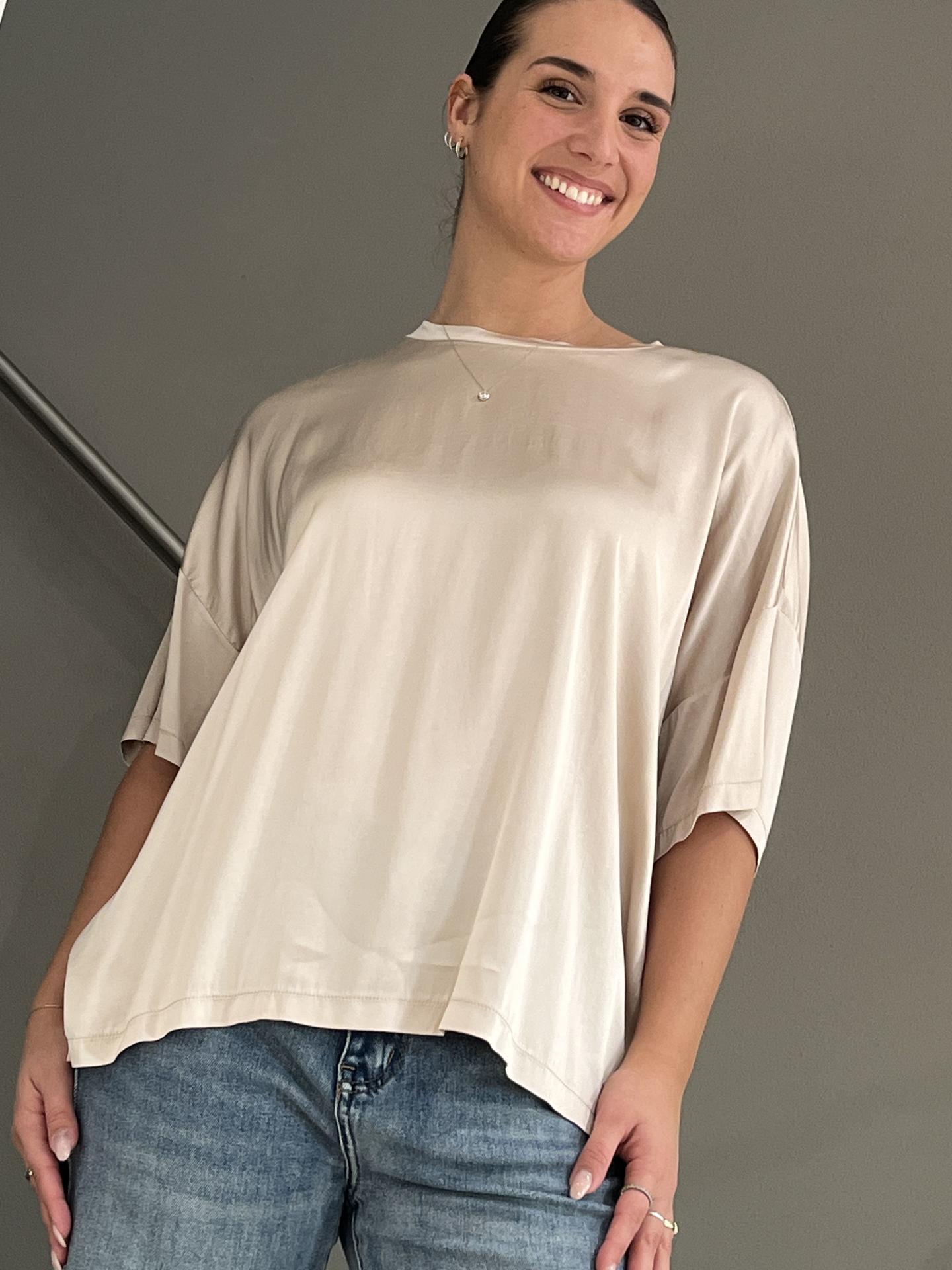 MAGLIA MOTEL E914B97Q BEIGE