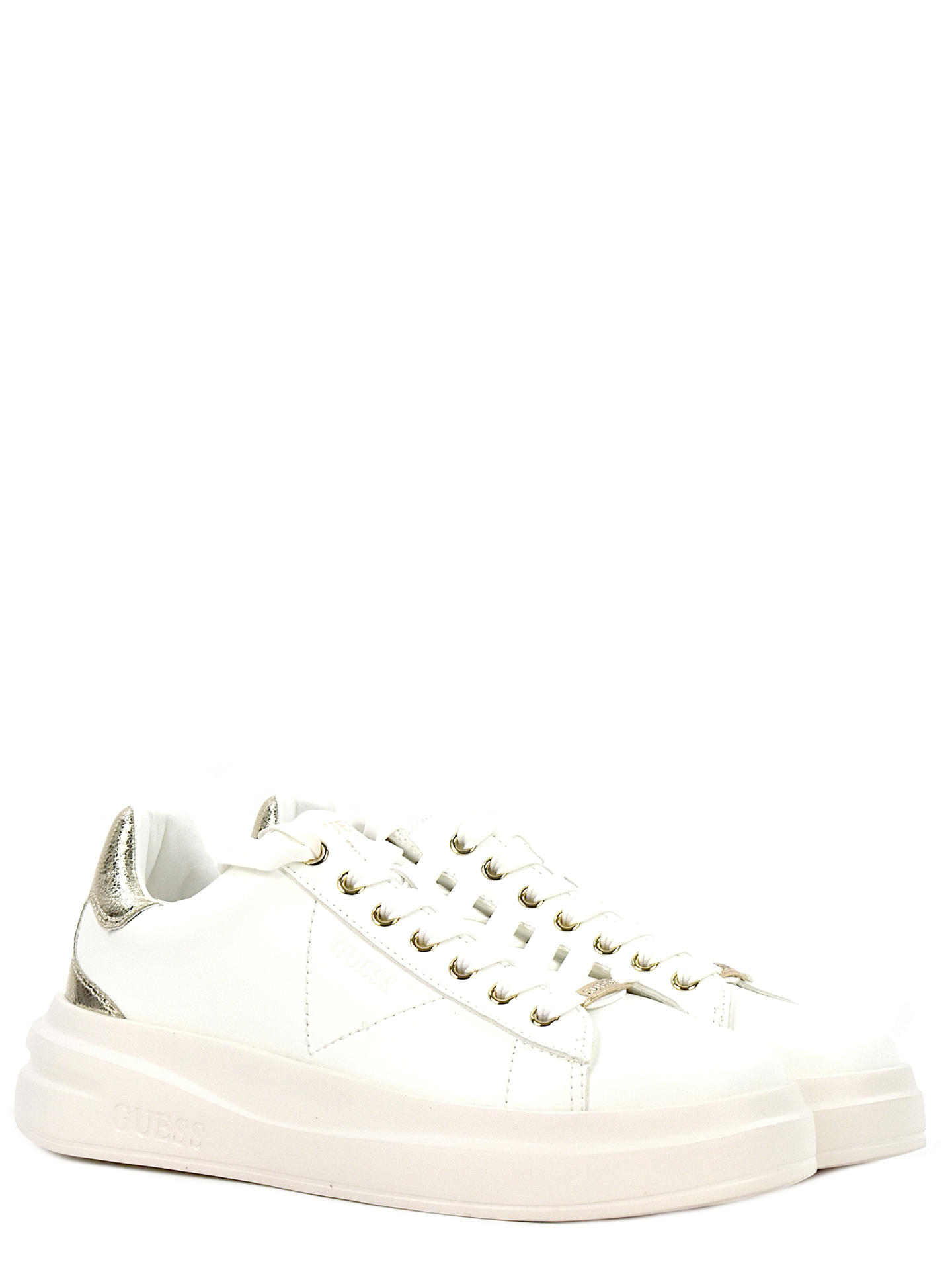 SNEAKERS GUESS ELBINAP BIANCO/ORO