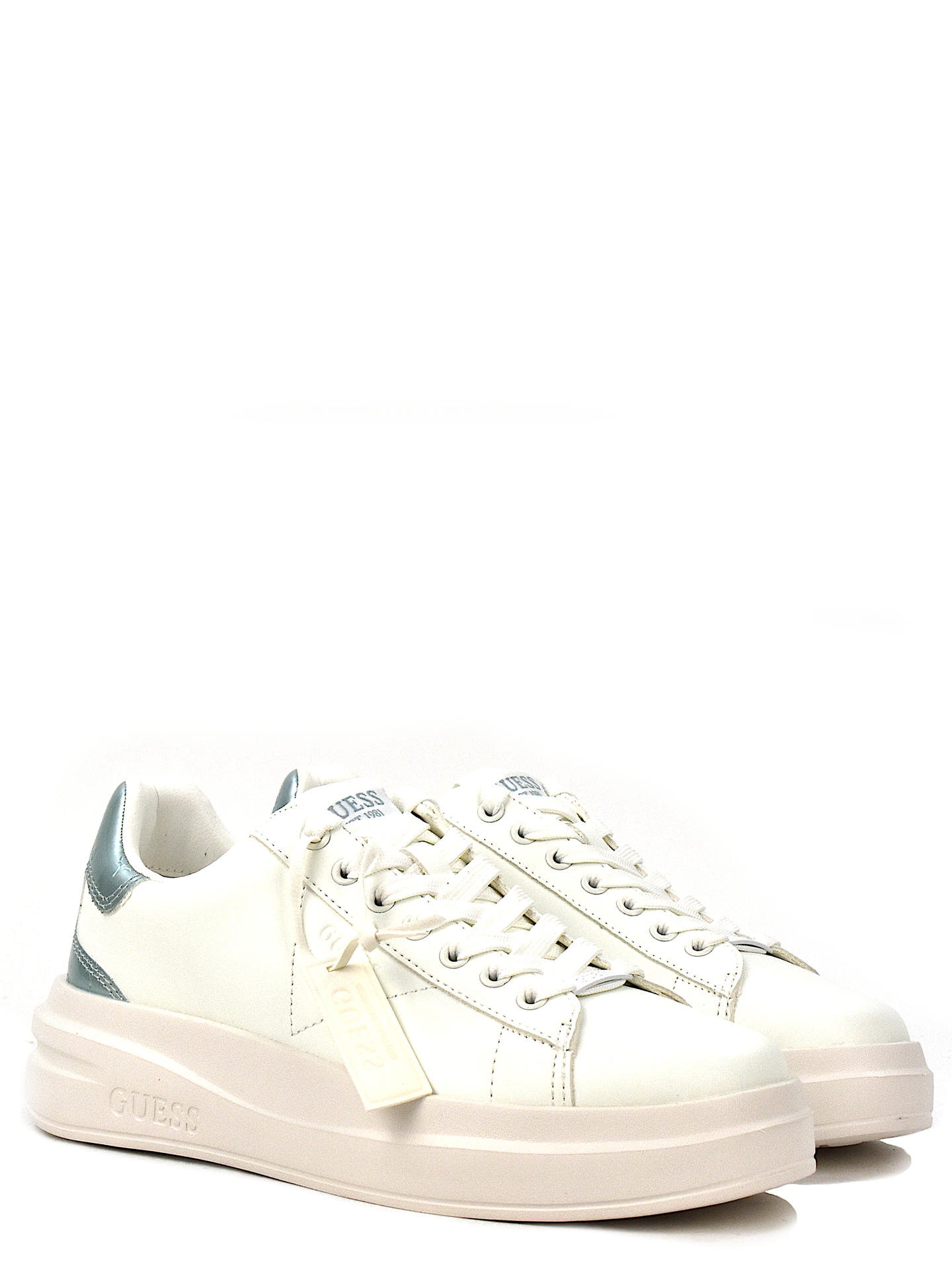 SNEAKERS GUESS ELBINAP BIANCO/BLU