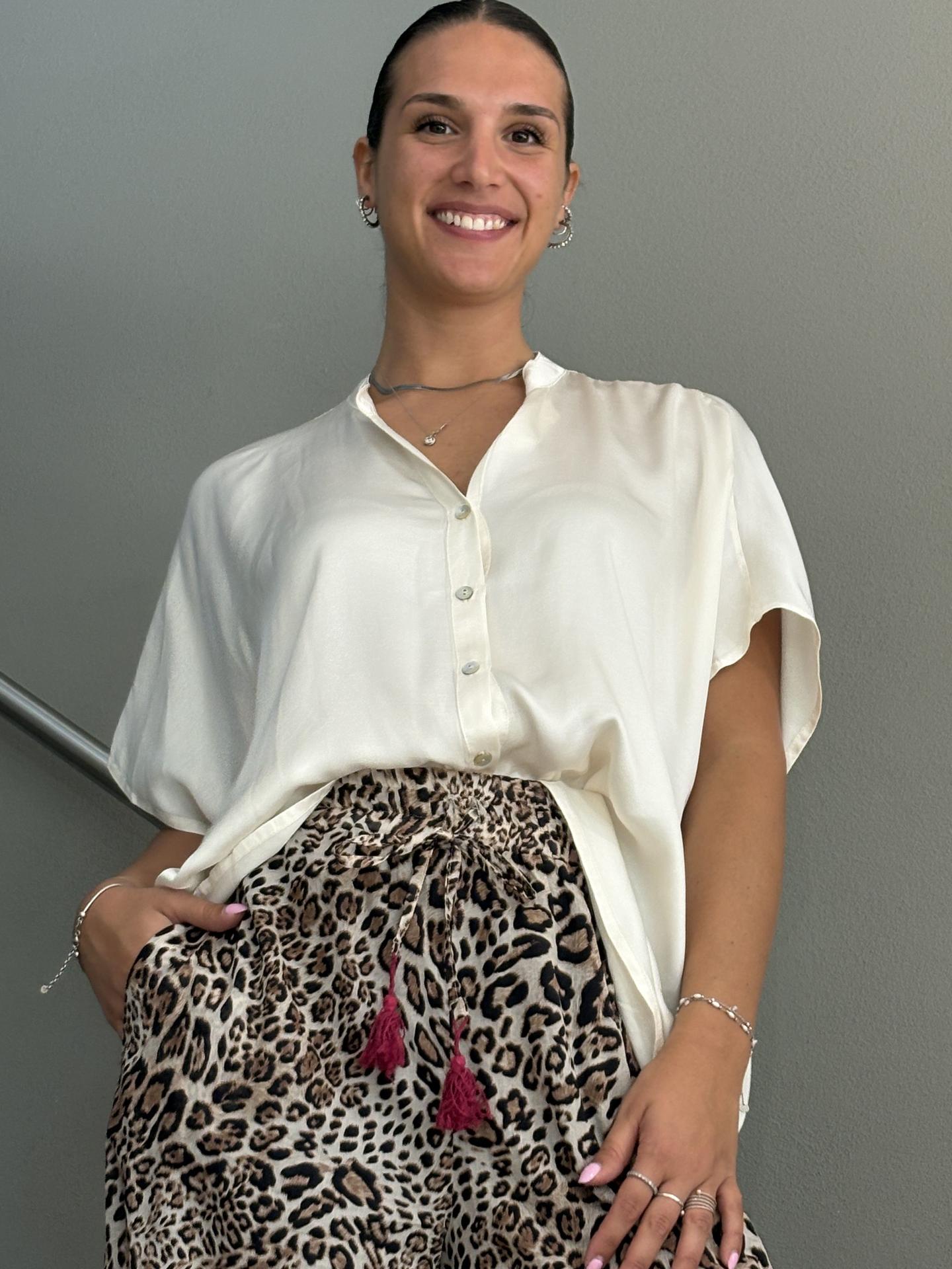 CAMICIA TENSIONE IN FIRENZE F5039C05Q BEIGE
