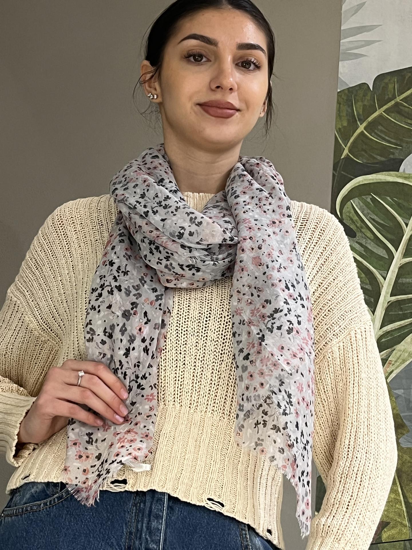 FOULARD MYASTREET GK6594 GRIGIO