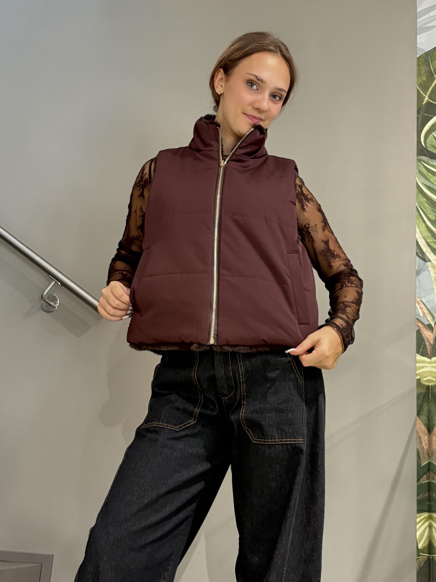 GIUBBINO SUSY MIX GL0641 BORDEAUX