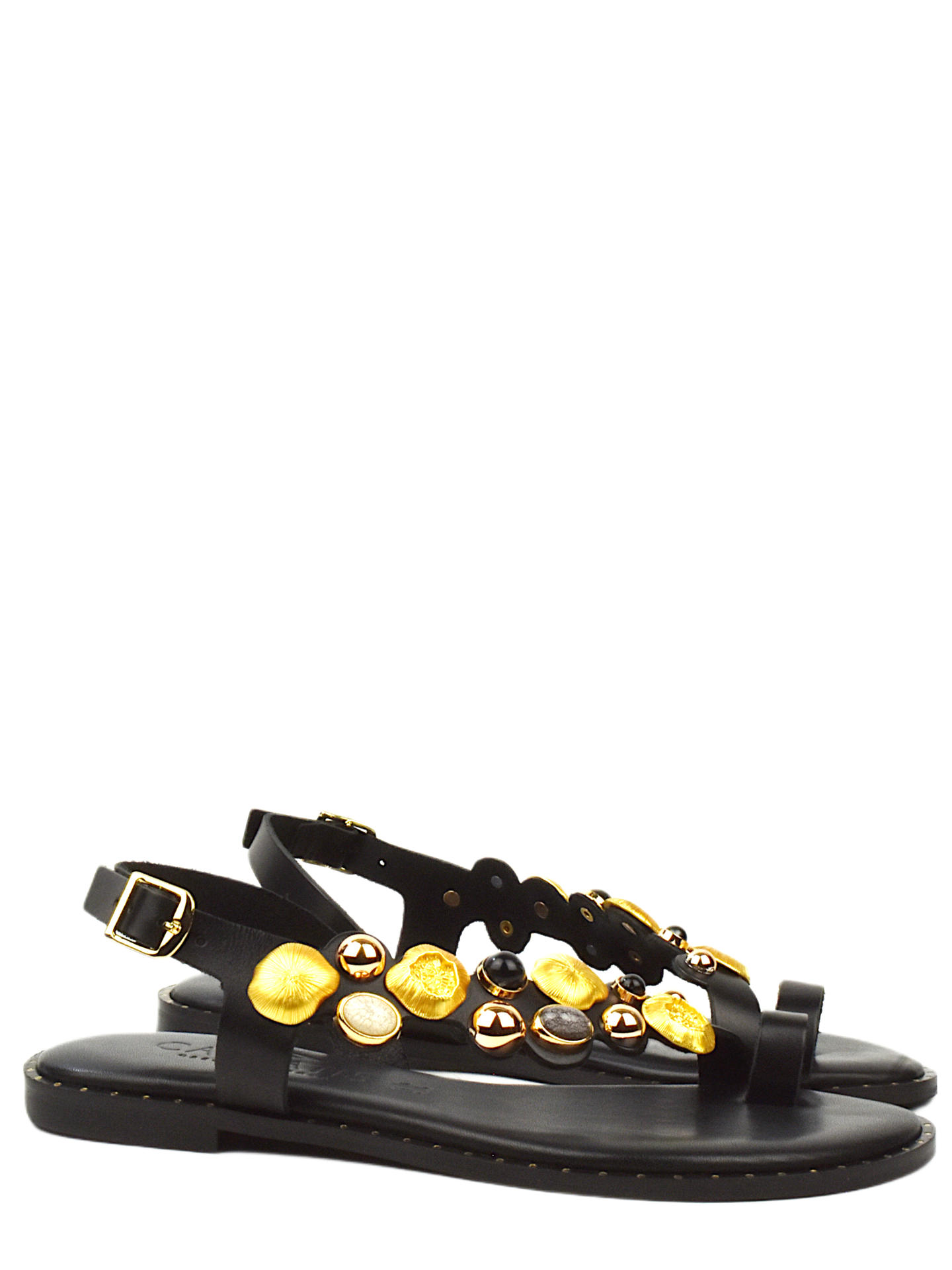 SANDALO BASSO CARYATIS HELEN NERO