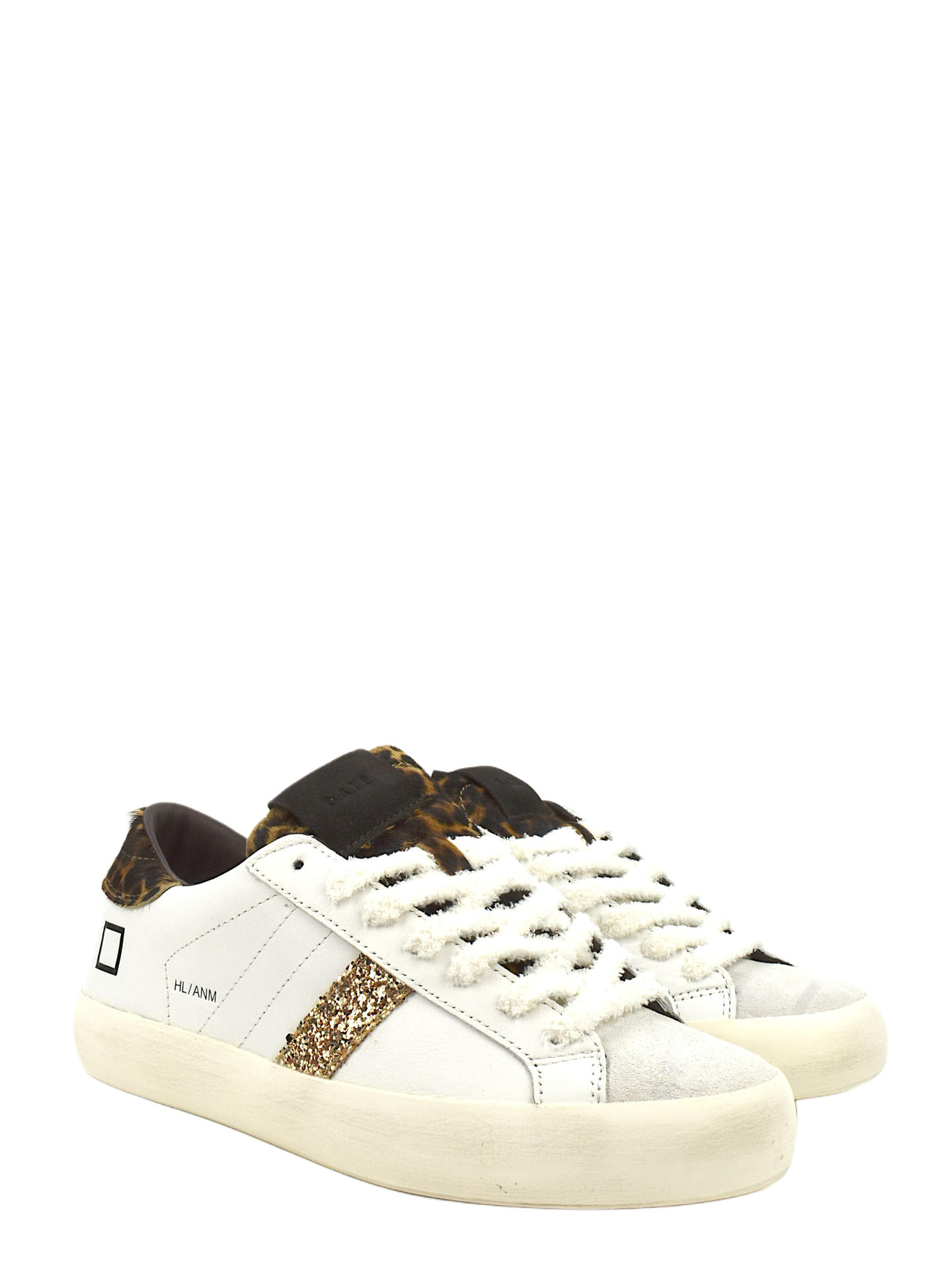 SNEAKERS D.A.T.E HLANLE BIANCO/MARRONE