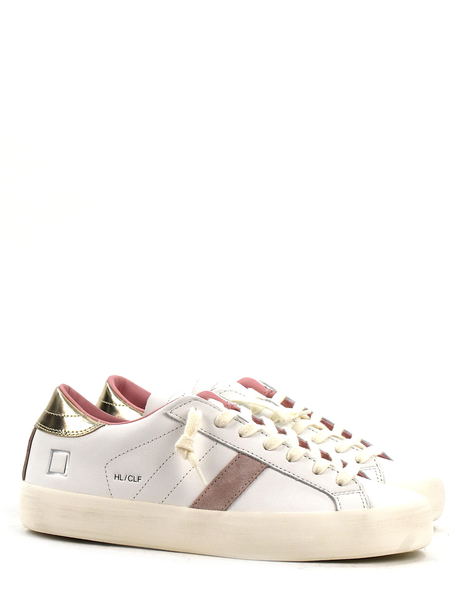 SNEAKERS D.A.T.E HLCAC BIANCO/ORO