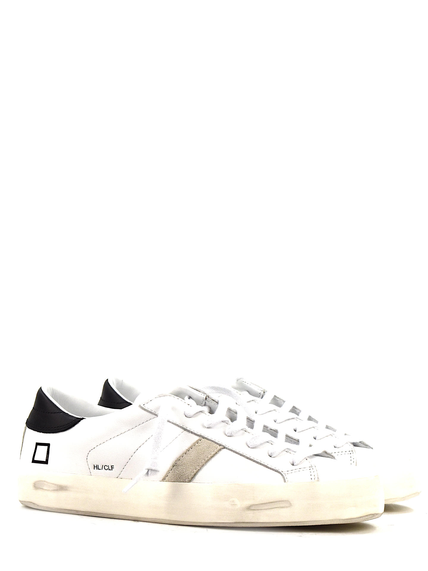 SNEAKERS D.A.T.E HLCAM BIANCO/NERO