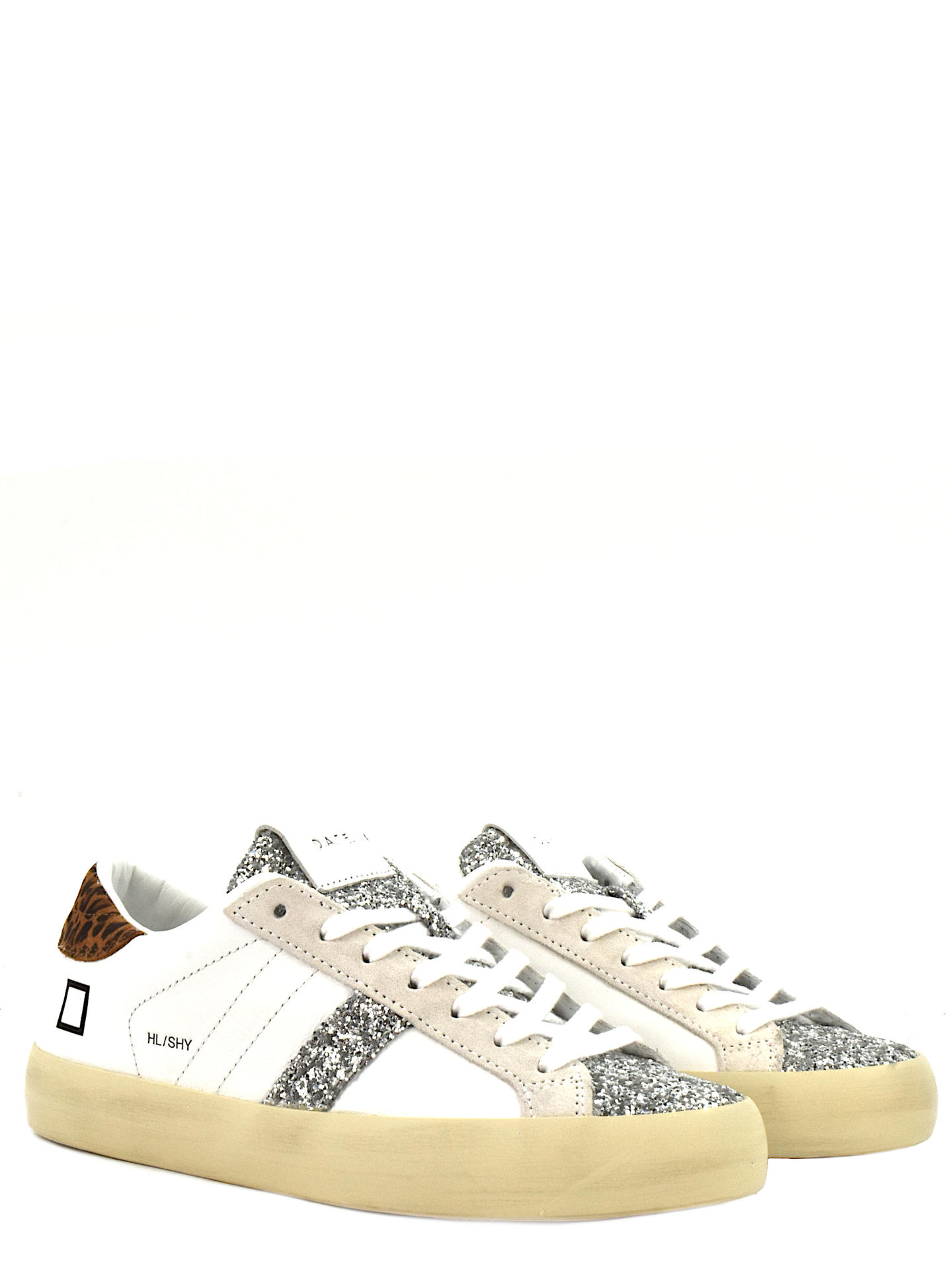 SNEAKERS D.A.T.E HLSHWD BIANCO/CUOIO