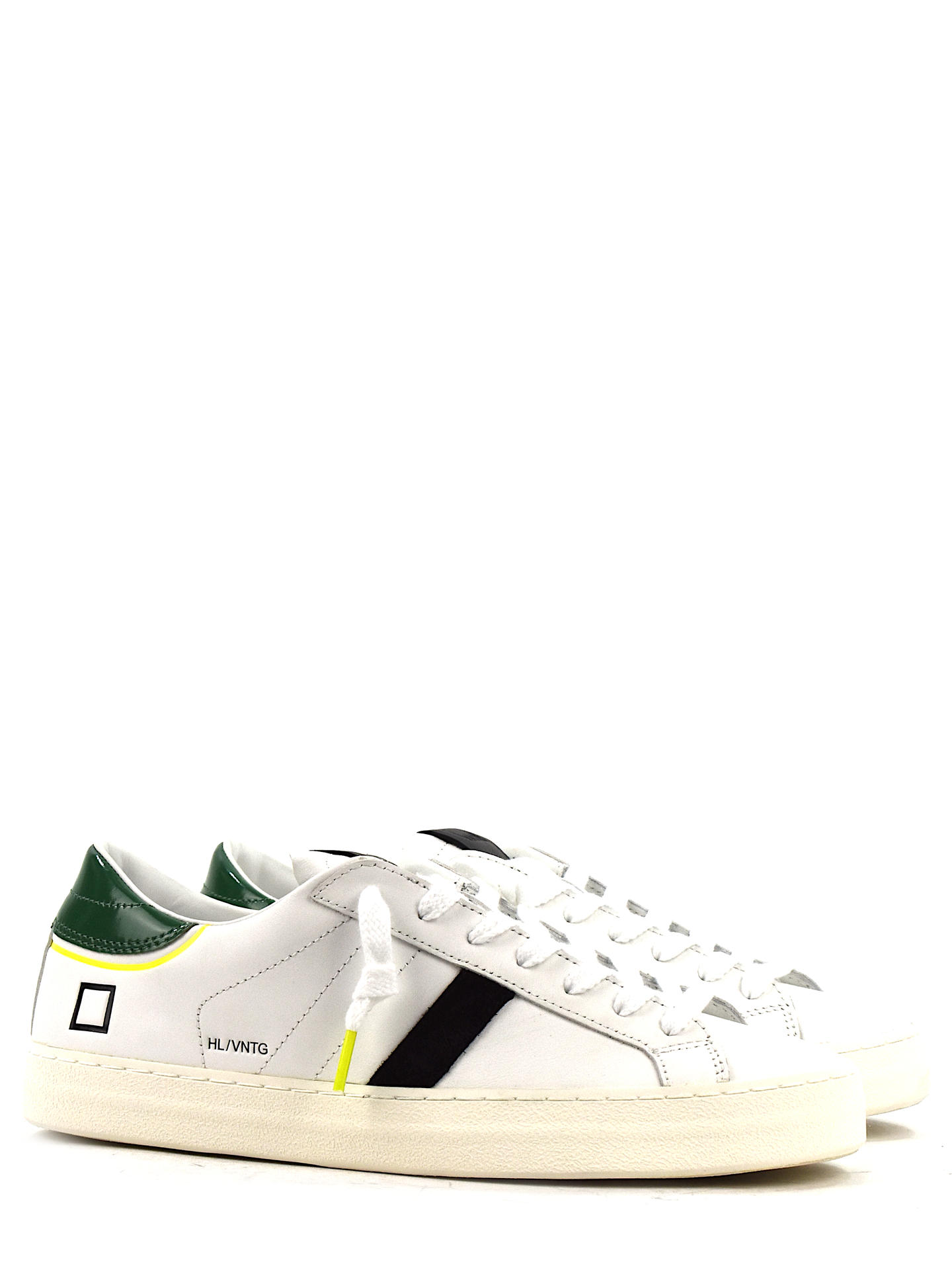 SNEAKERS D.A.T.E HLVC BIANCO/VERDE