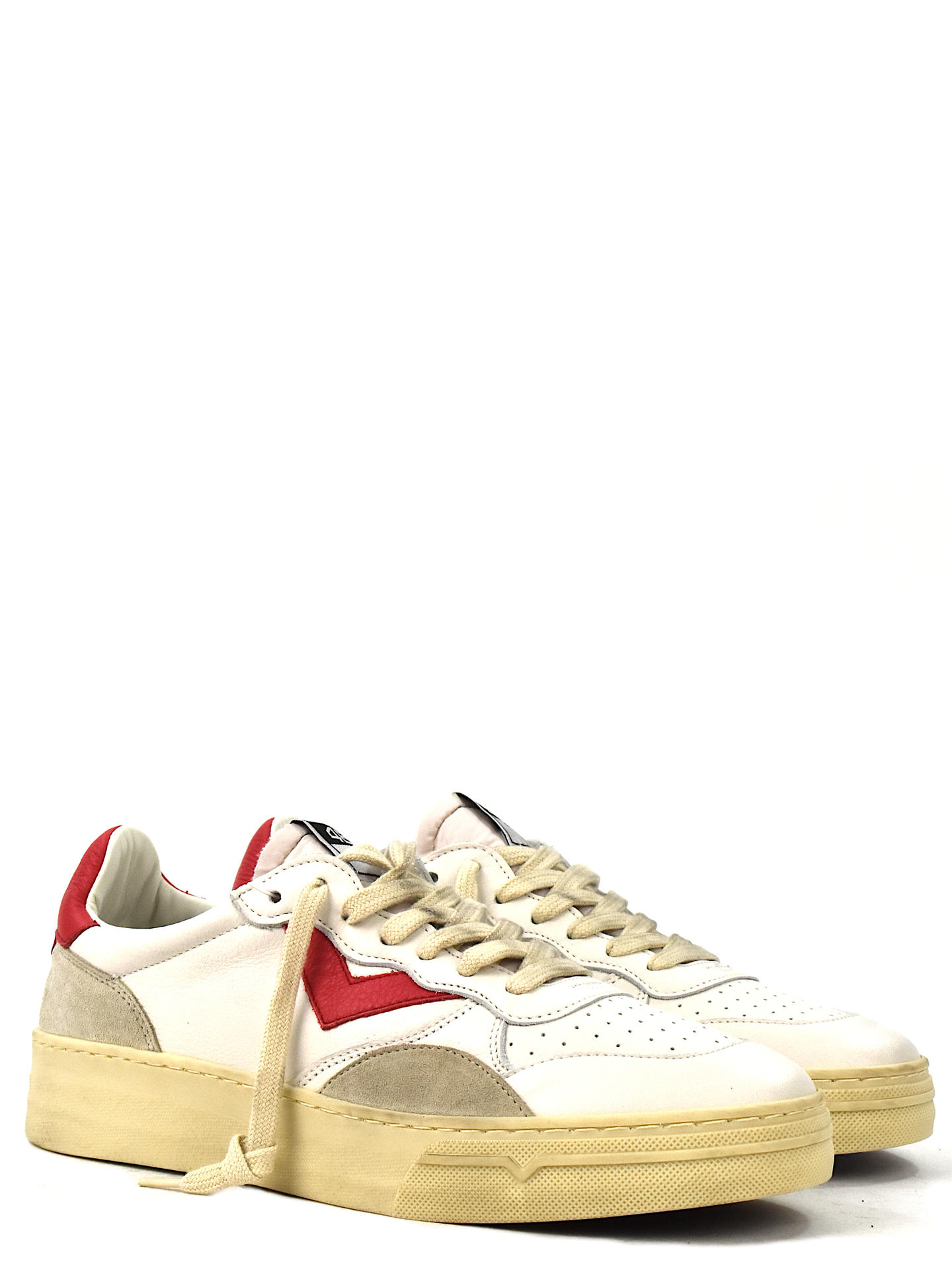 SNEAKERS 4B12 HYPERU100 BIANCO/ROSSO