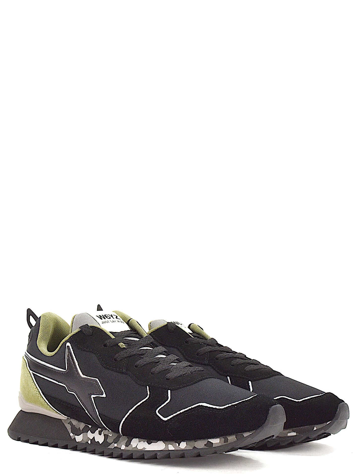 SNEAKERS W6YZ JETU NERO/VERDE