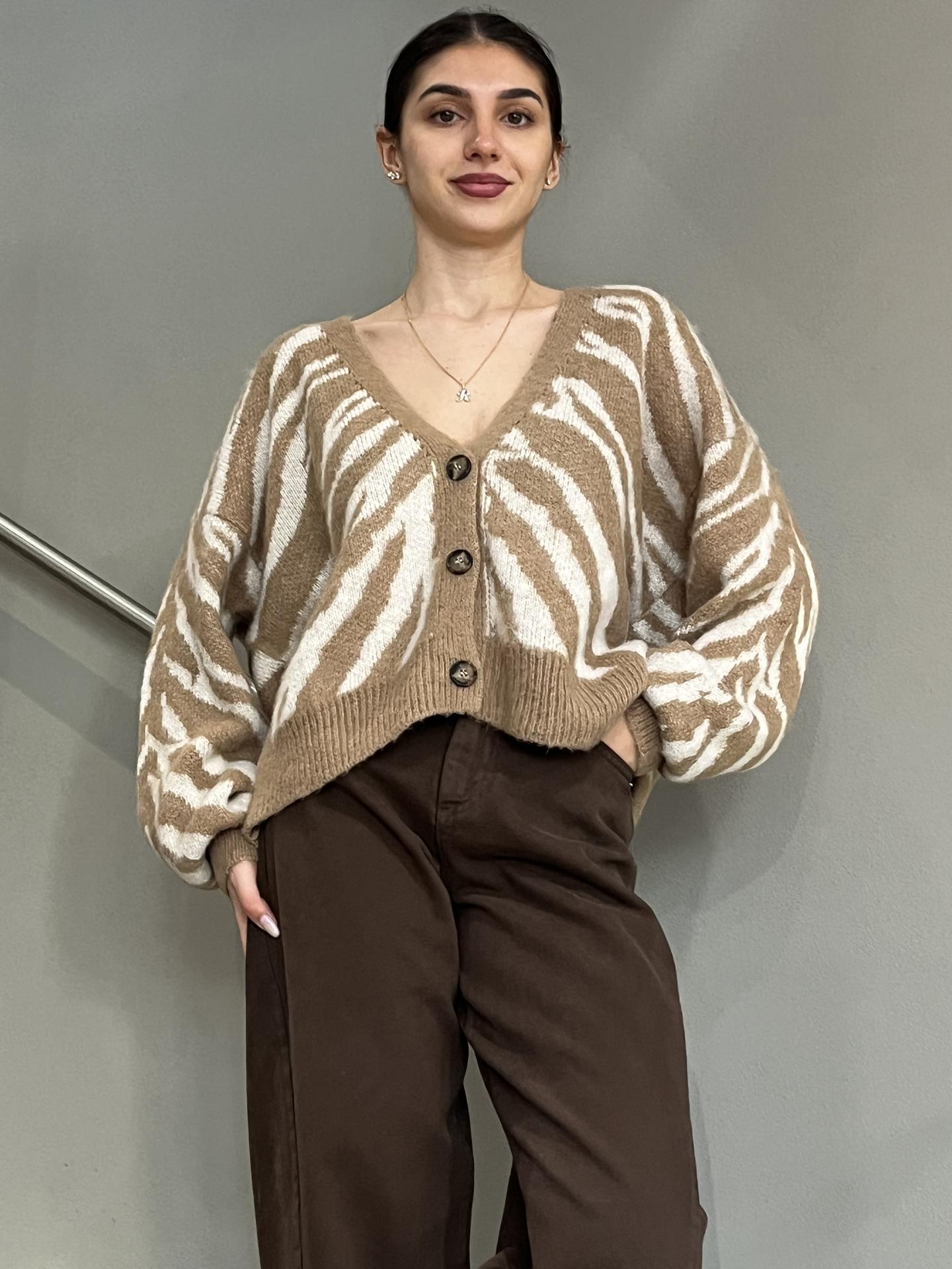 MAGLIA HAVEONE JITP101 BEIGE