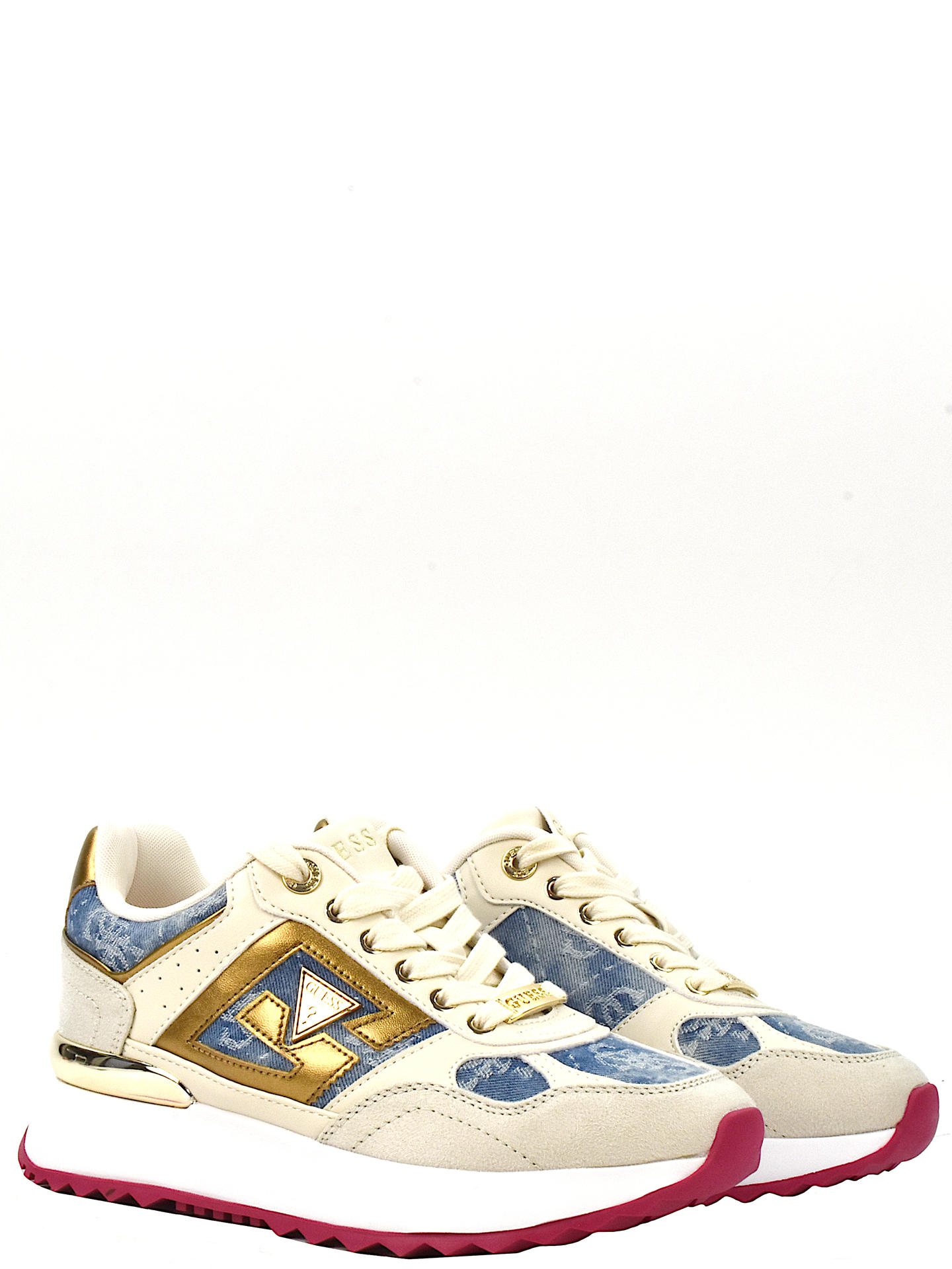 SNEAKERS GUESS KORENZO BIANCO/BLU