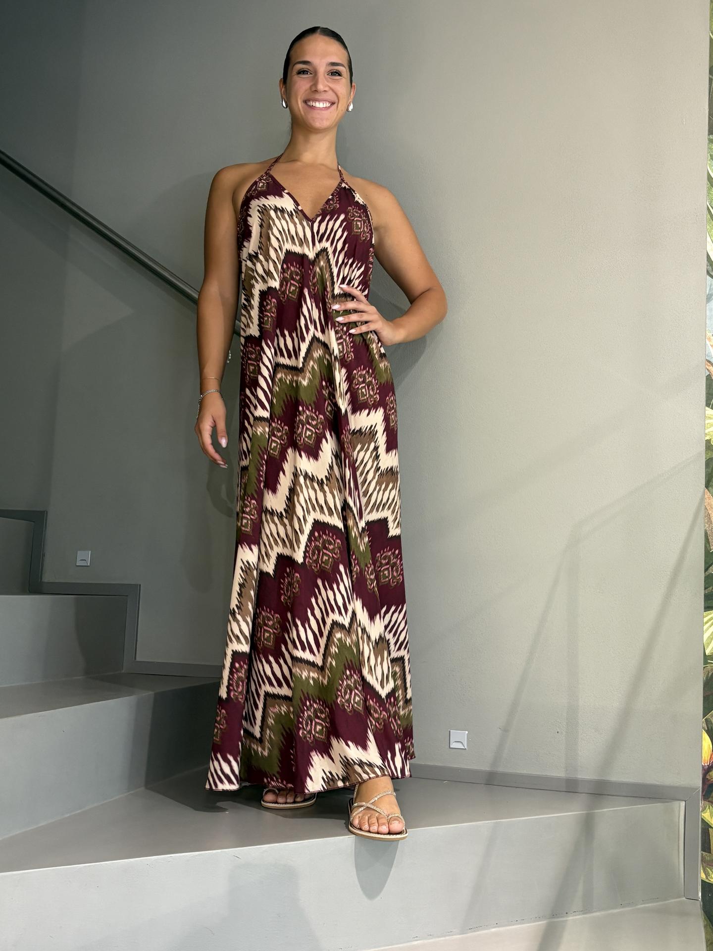 ABITO SUSY MIX L84H937 BORDEAUX