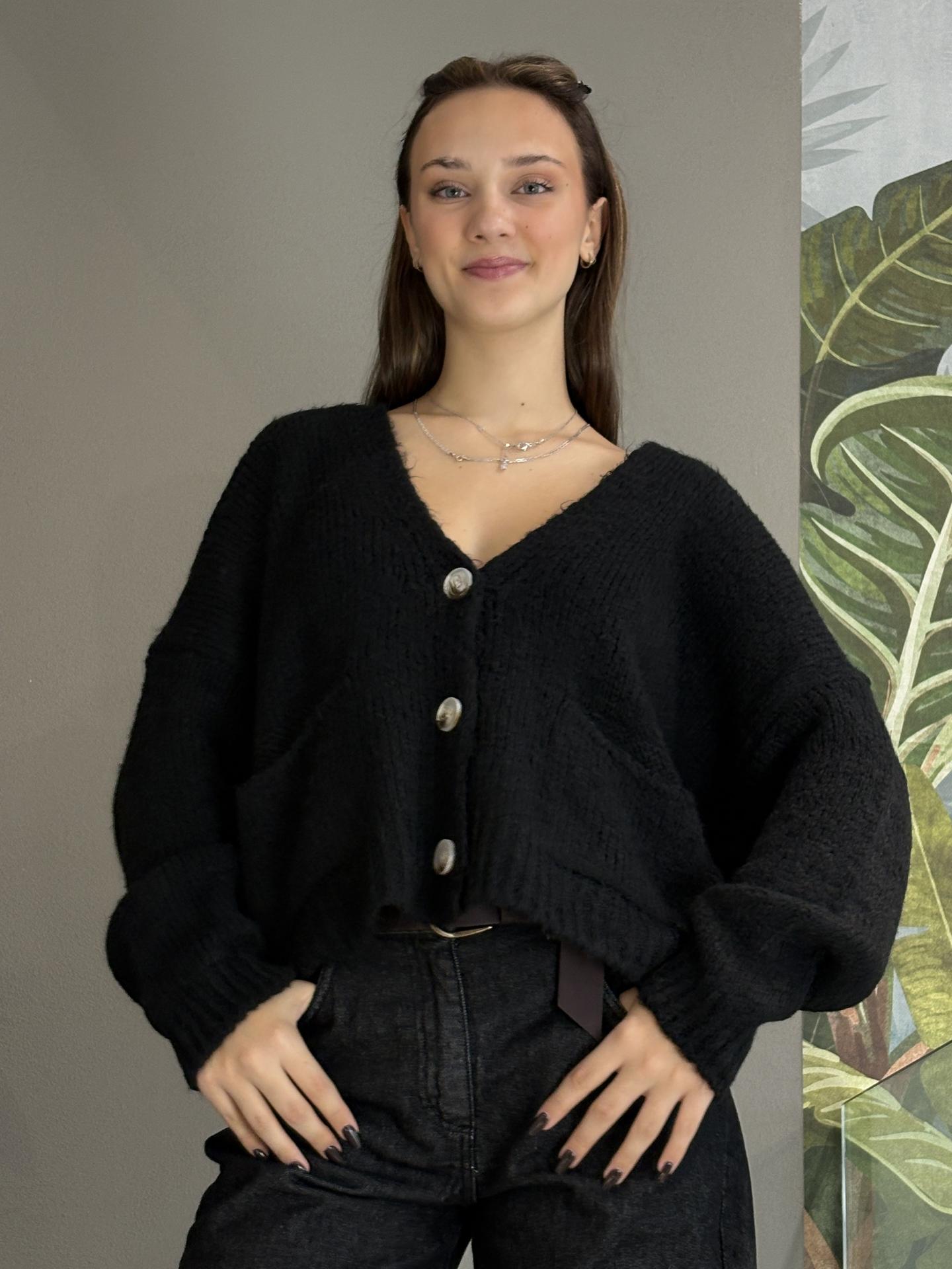 MAGLIA SUSY MIX M212 NERO