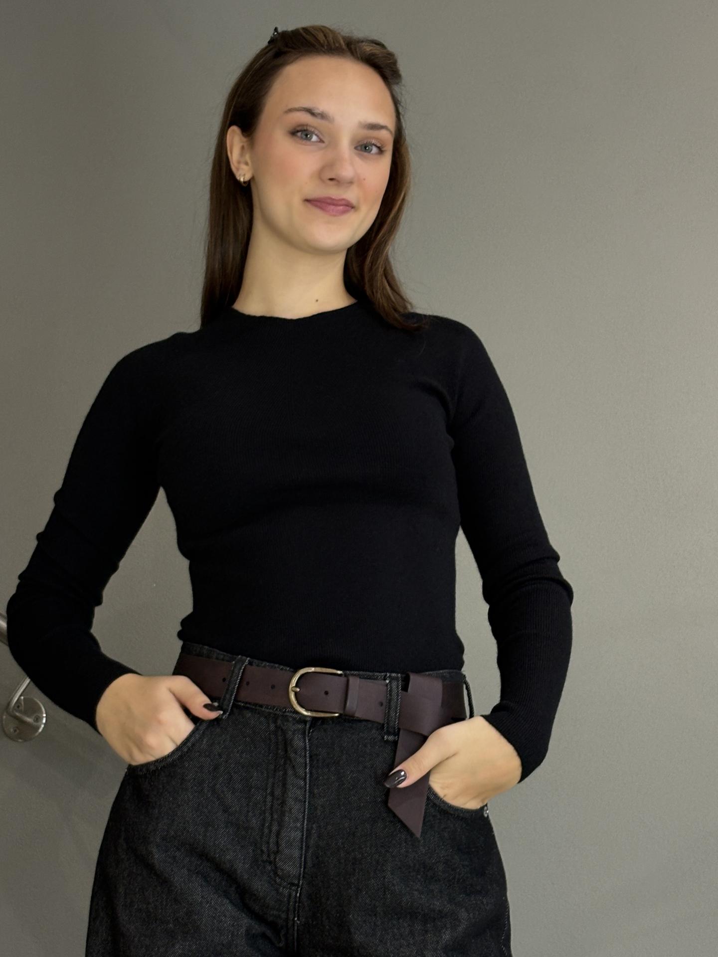 MAGLIA SUSY MIX M225 NERO