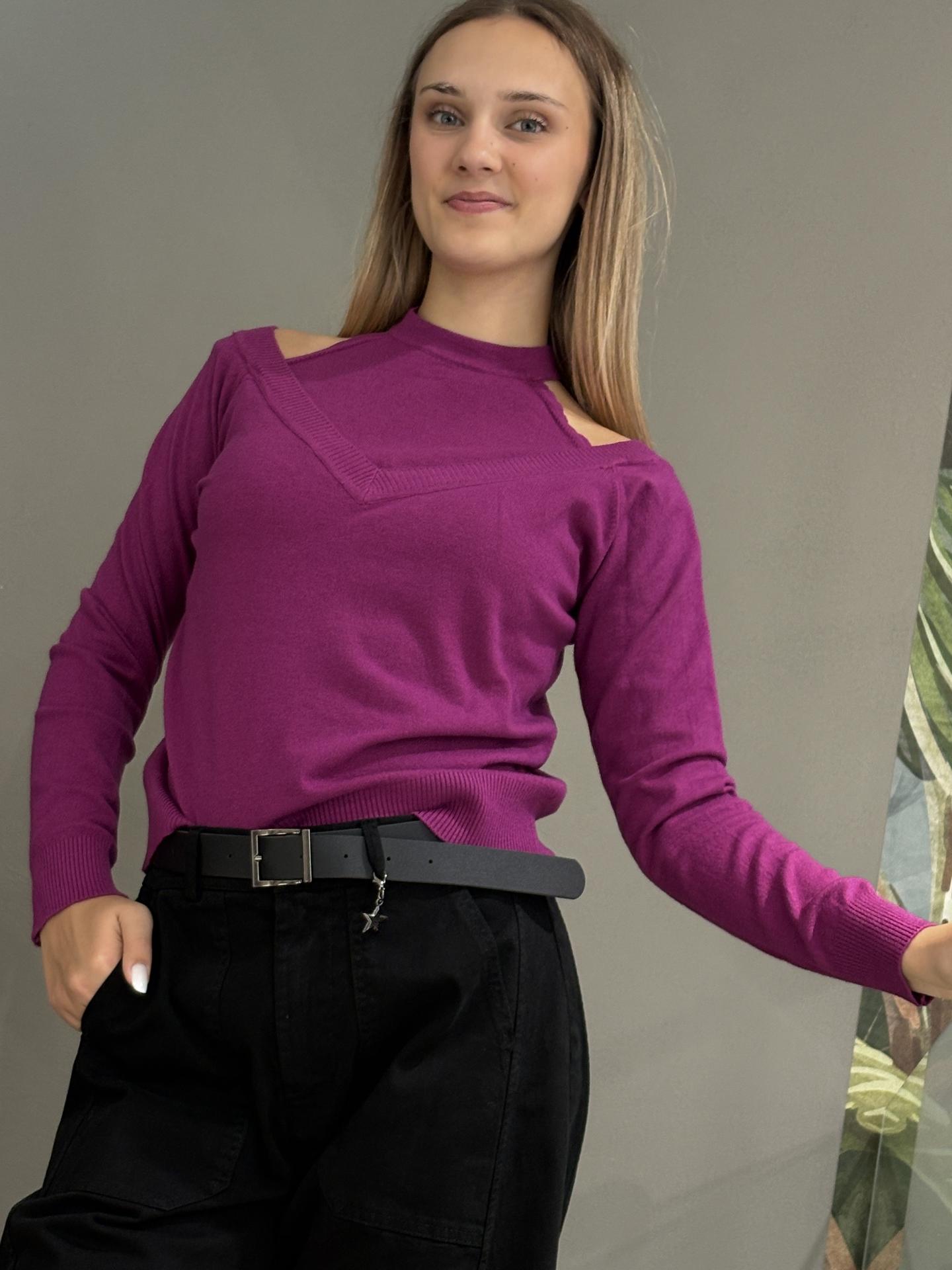 MAGLIA SUSY MIX M338 FUXIA