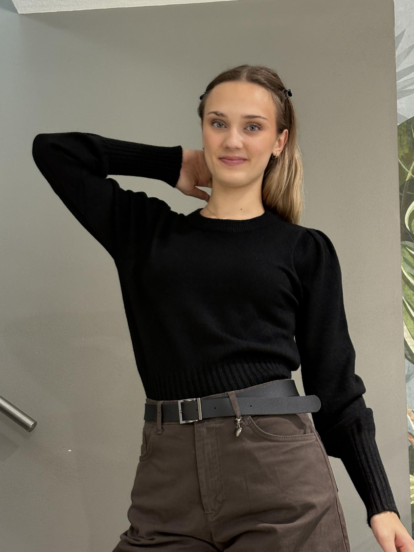 MAGLIA SUSY MIX M365 NERO