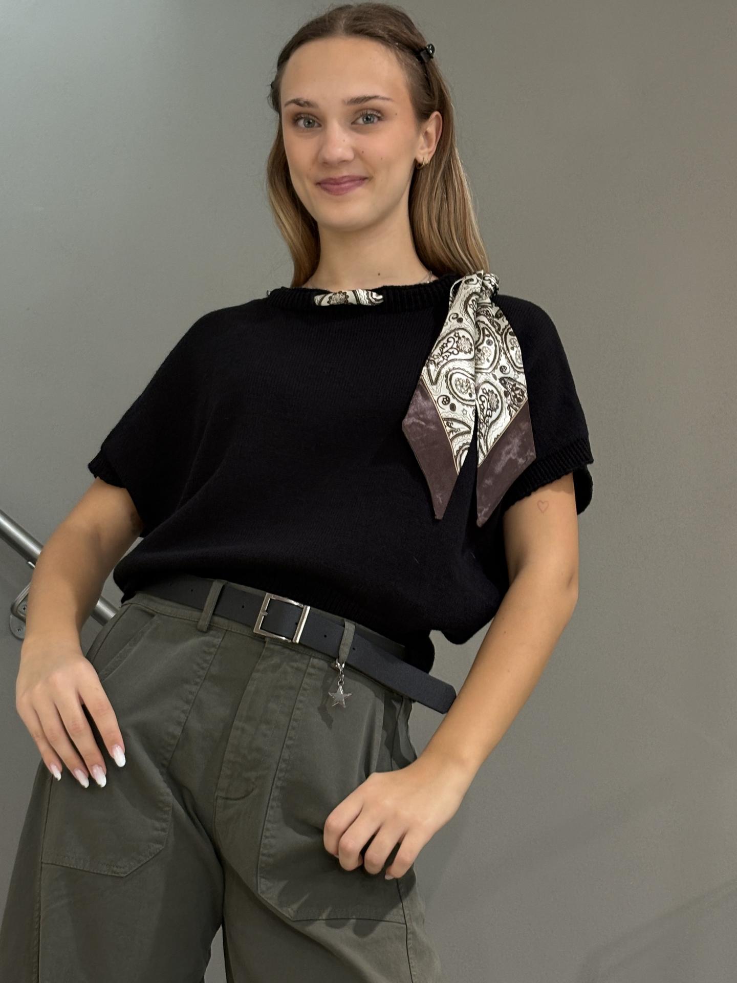 MAGLIA SUSY MIX M380 NERO