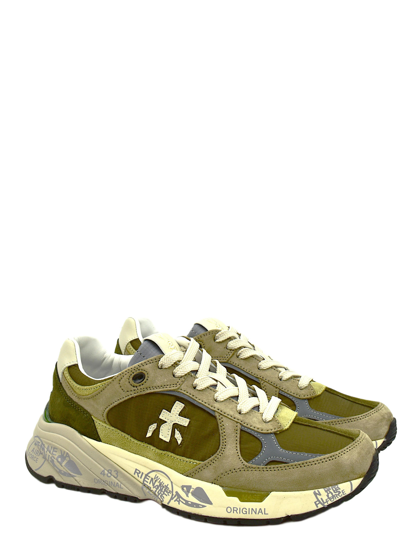 SNEAKERS PREMIATA MASED MILITARE