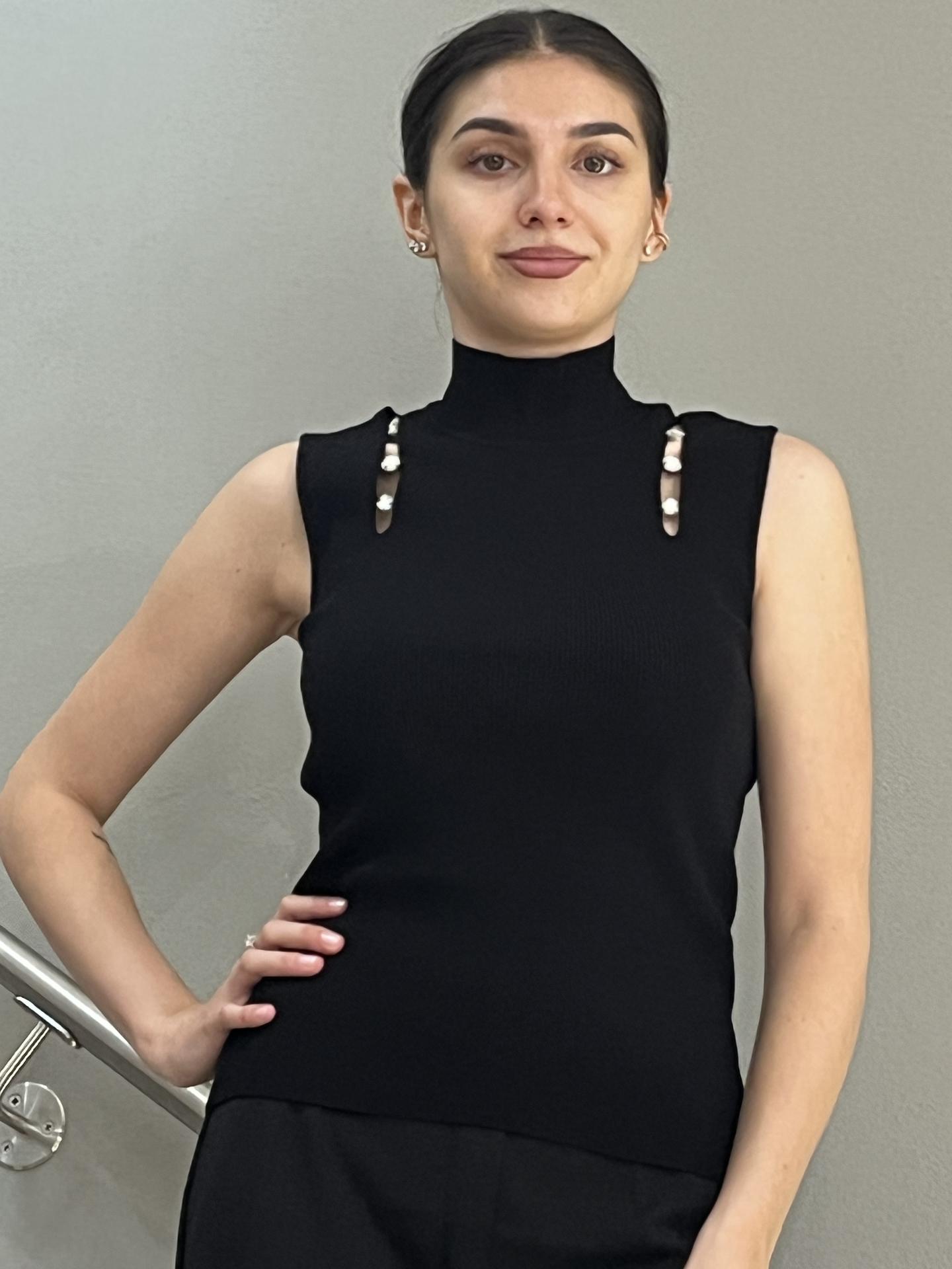 MAGLIA LIU.JO WEAR MF5033 NERO