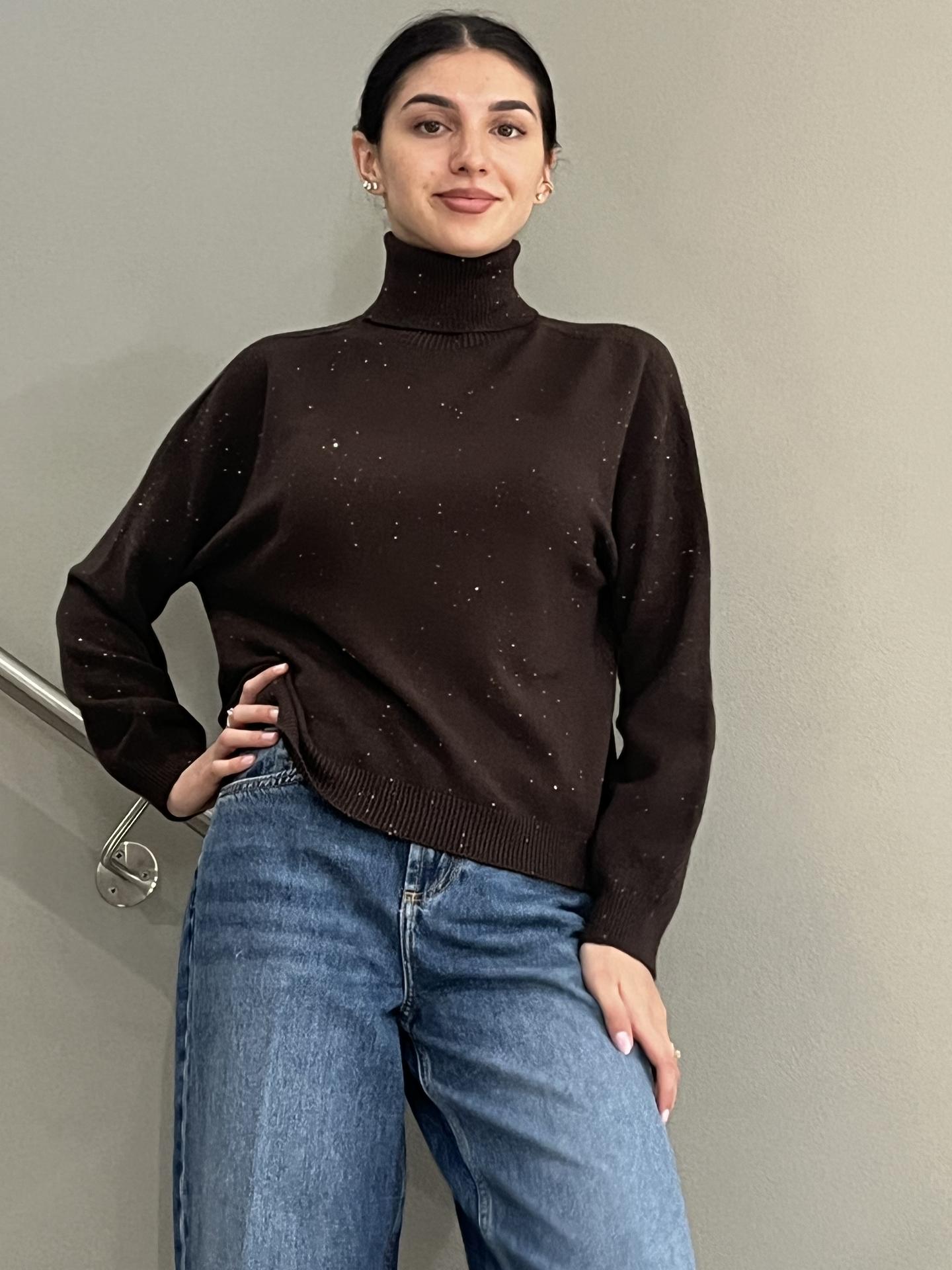 MAGLIA LIU.JO WEAR MF5234 MARRONE