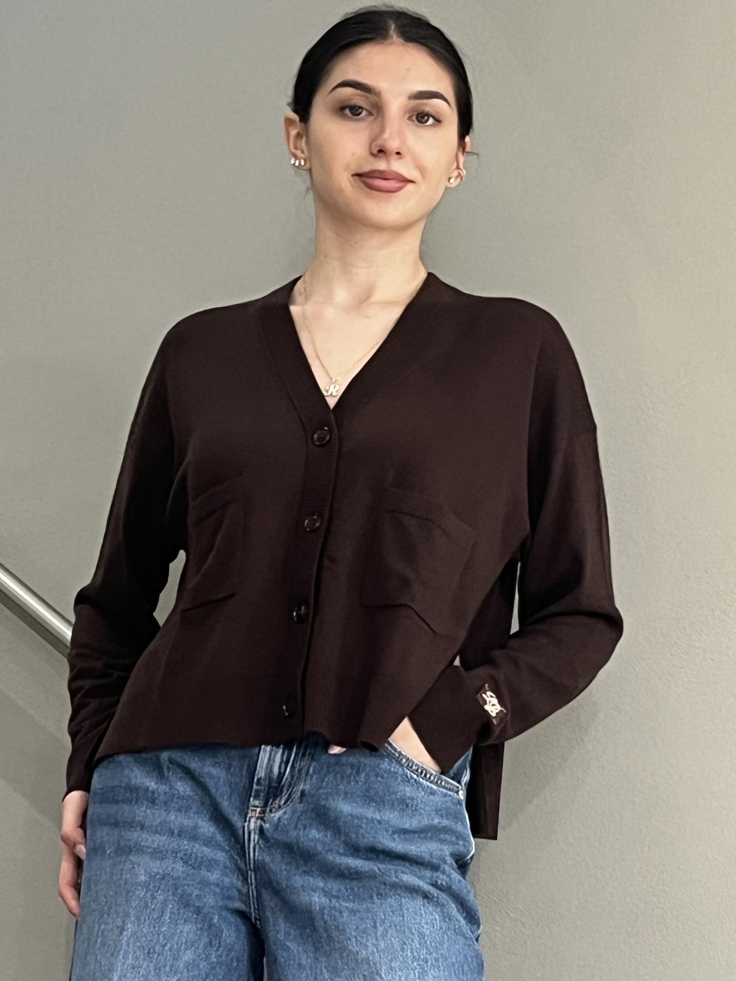 MAGLIA LIU.JO WEAR MF5374 MARRONE