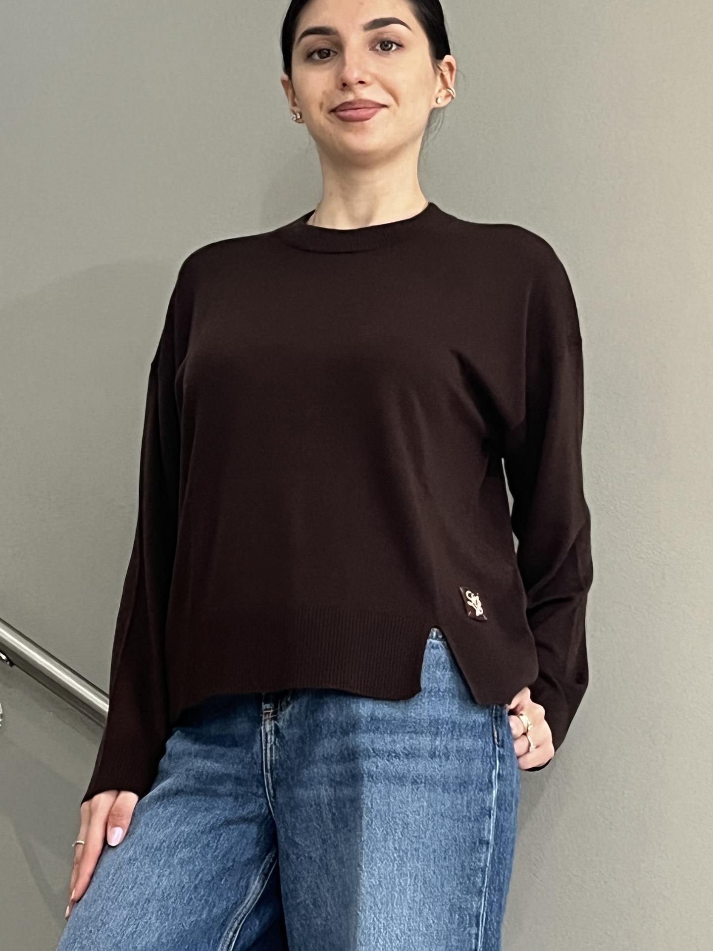 MAGLIA LIU.JO WEAR MF5375 MARRONE