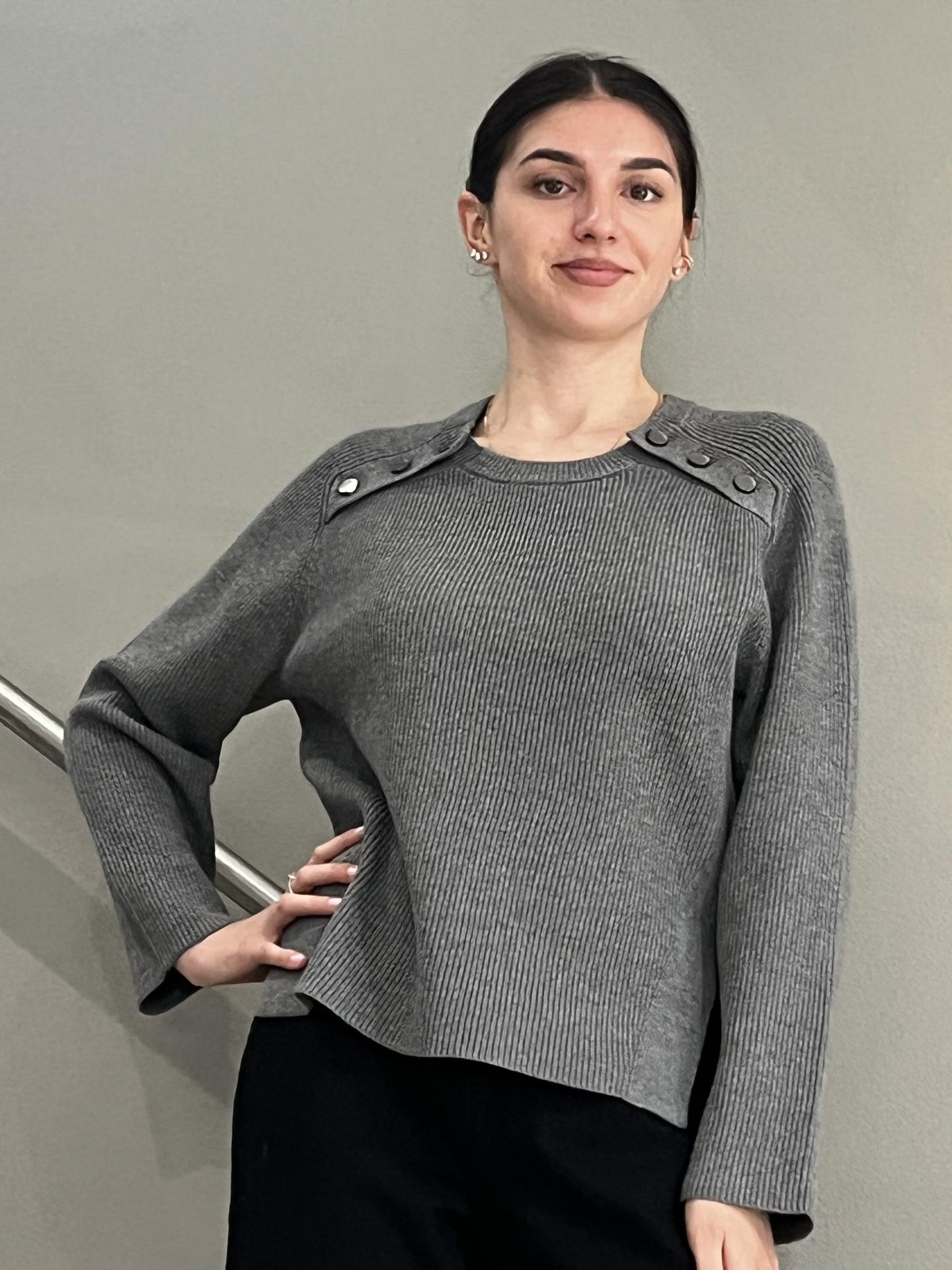 MAGLIA LIU.JO WEAR MF5396 GRIGIO
