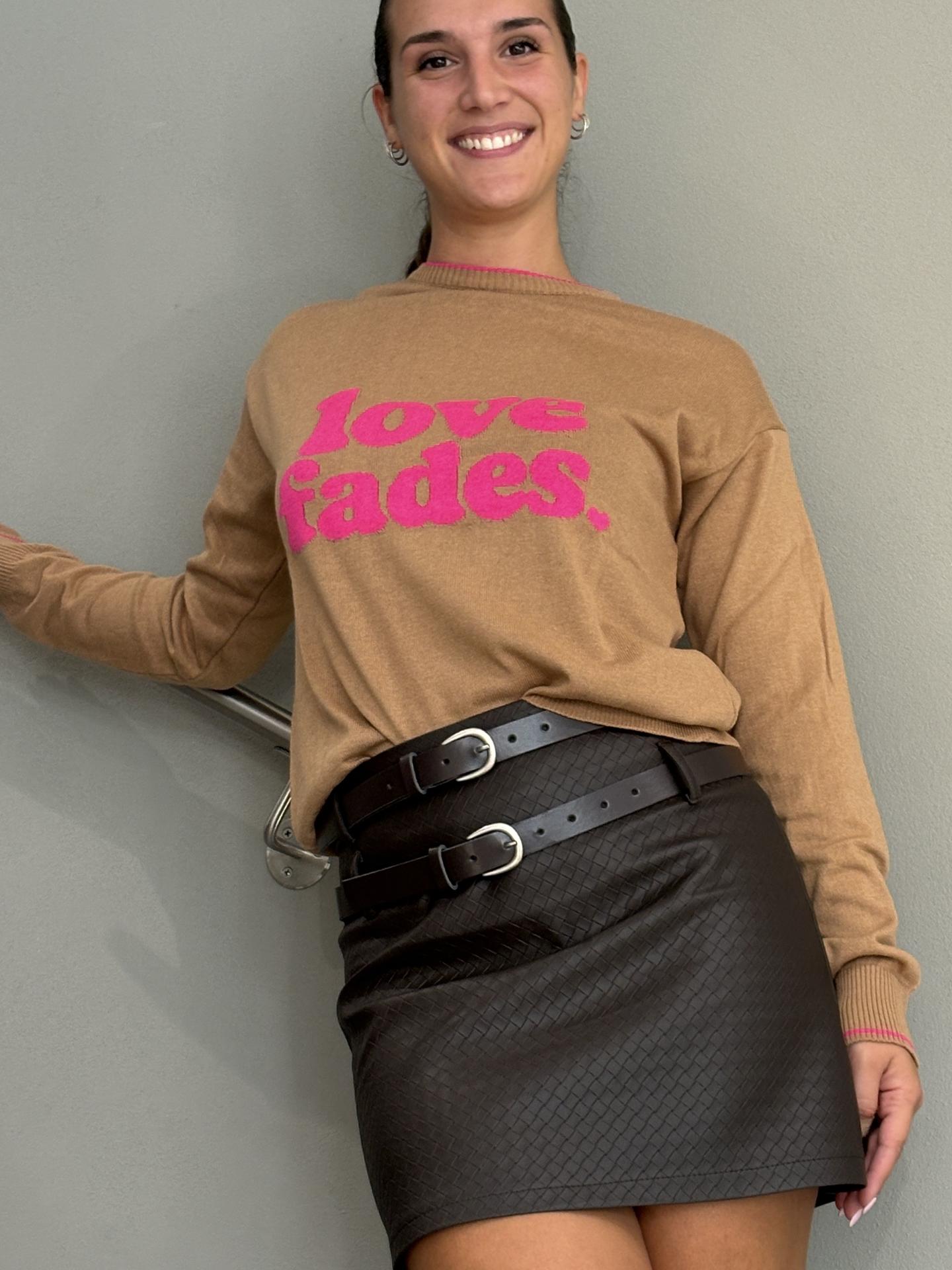 MAGLIA HAVEONE MMAR159 MARRONE
