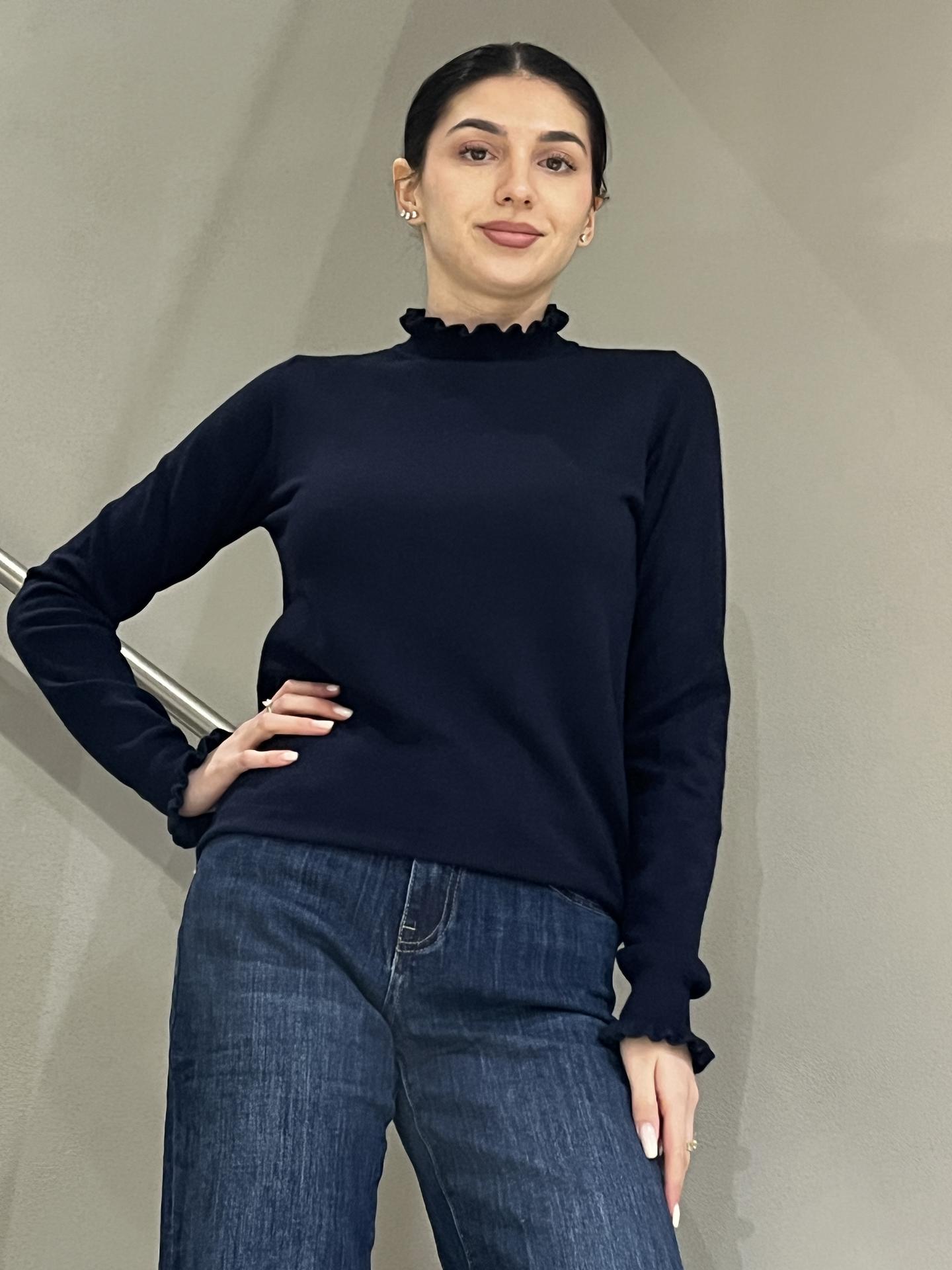 MAGLIA HAVEONE MNCP059 BLUE