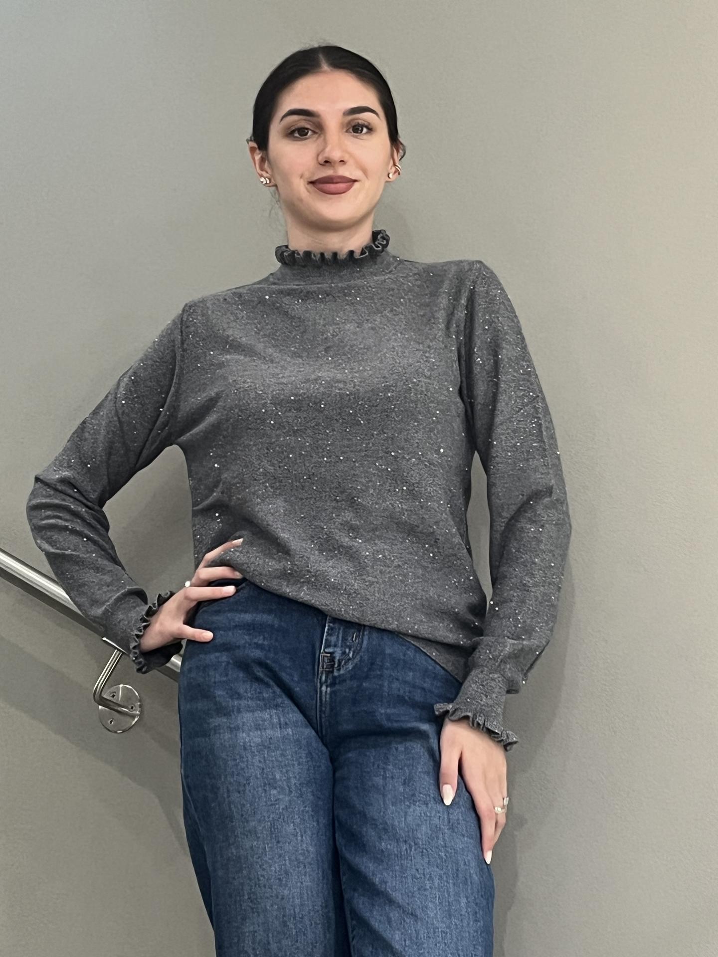 MAGLIA HAVEONE MNCP061 GRIGIO