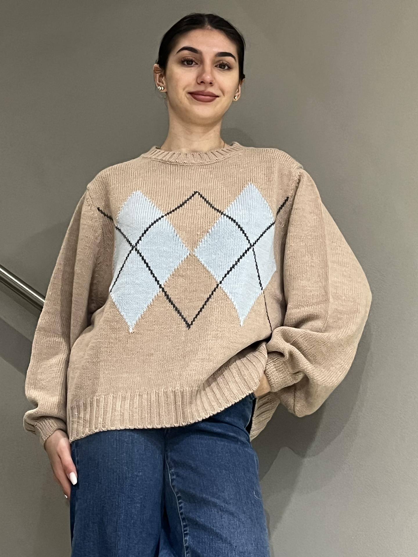 MAGLIA HAVEONE MPQM271 BEIGE