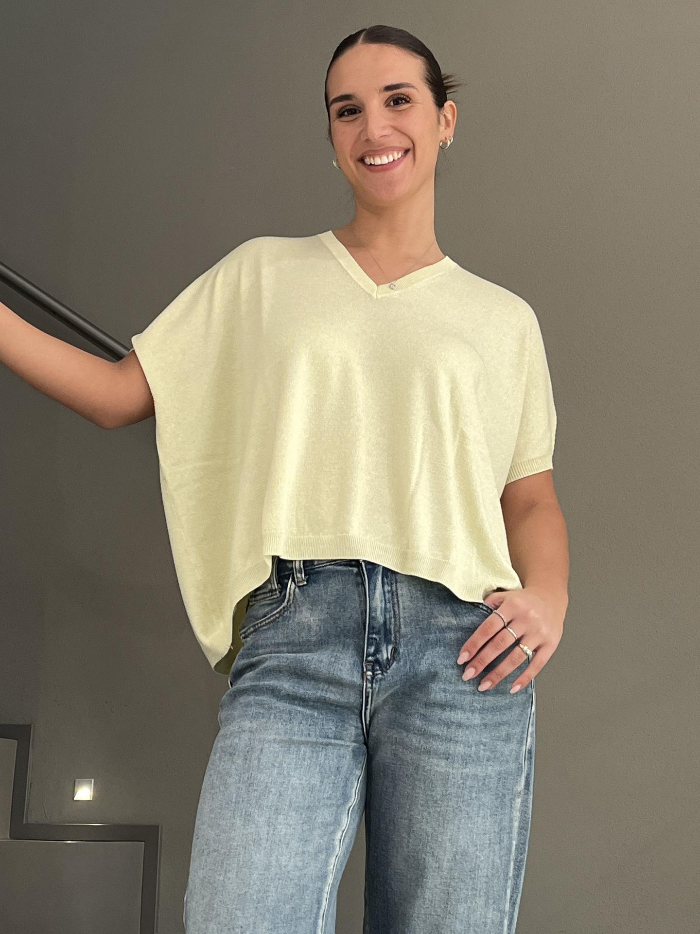 MAGLIA MOTEL N3009L GIALLO