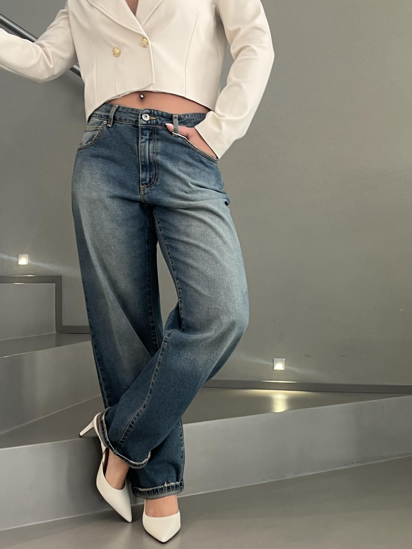 JEANS MOTEL P067J119W655 BLUE