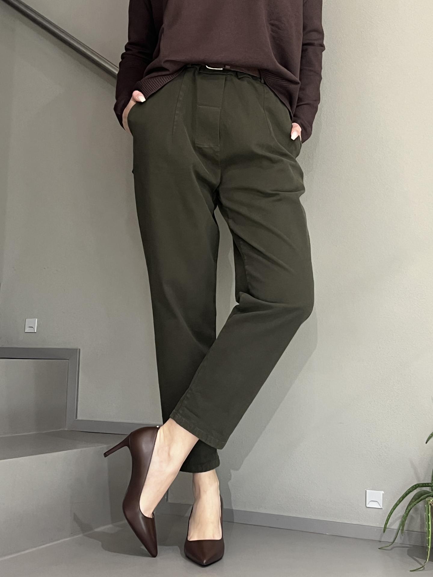 PANTALONE MOTEL PA3738I25 MILITARE