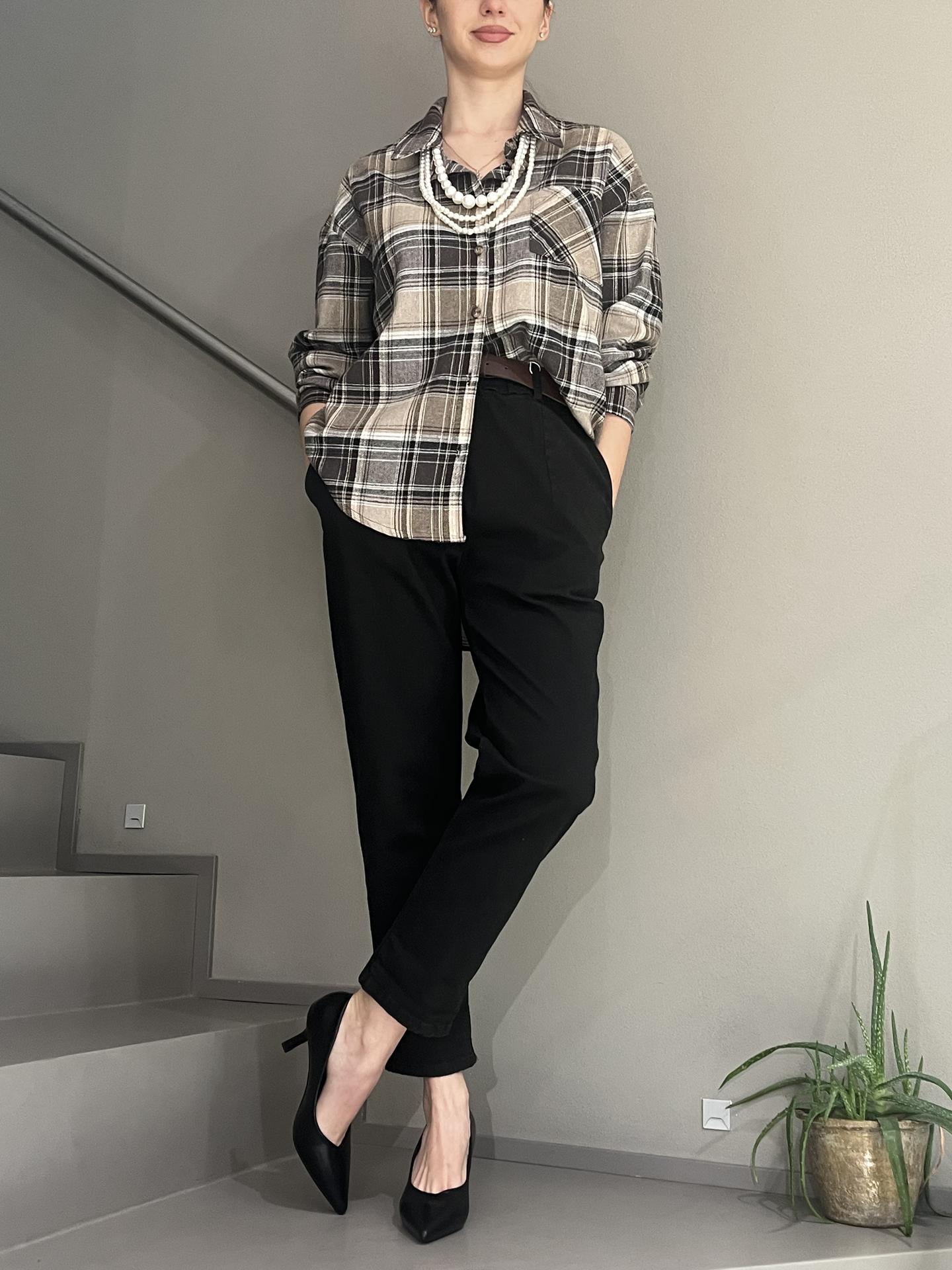 PANTALONE MOTEL PA3738I25 NERO