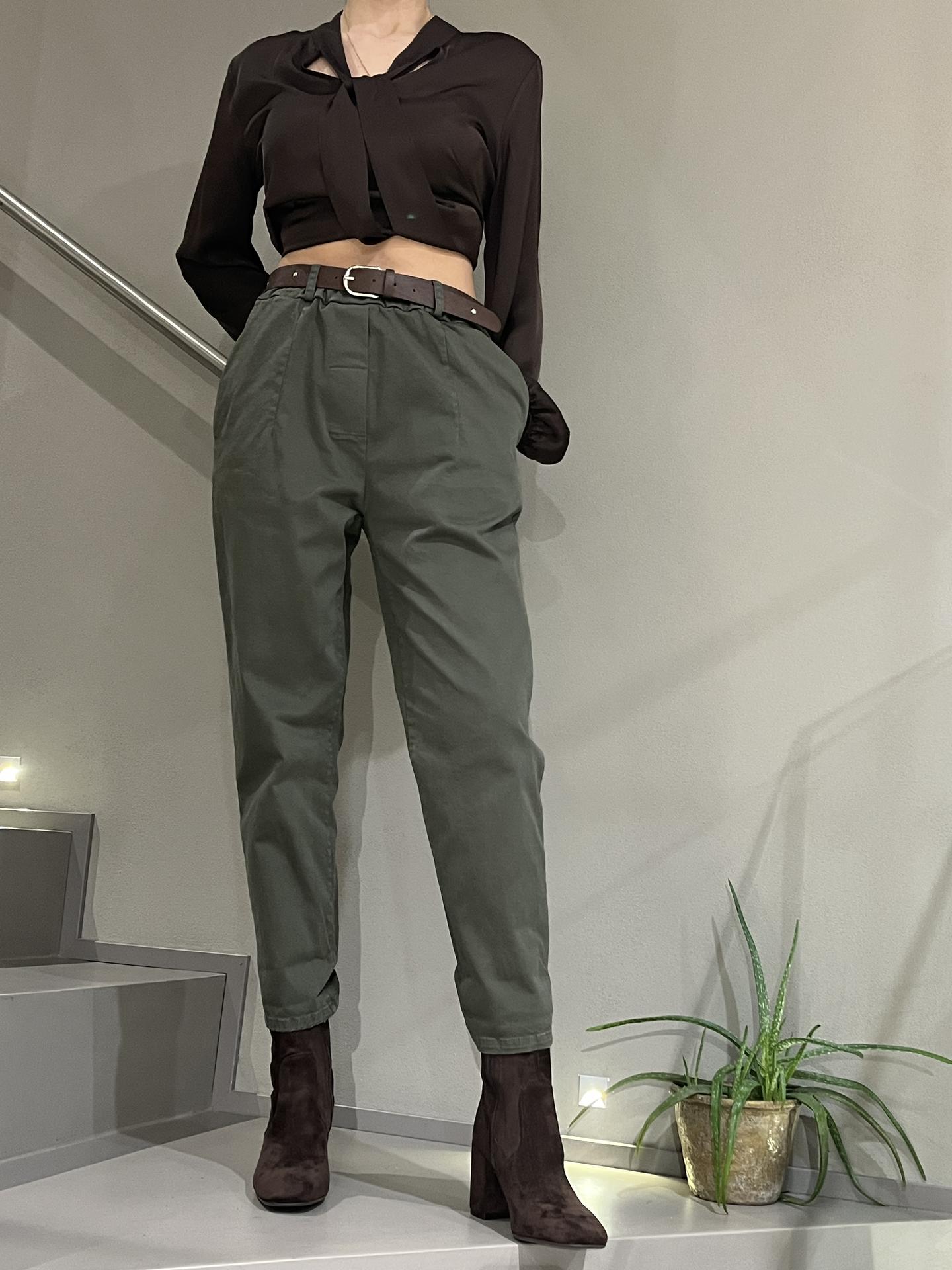 PANTALONE MOTEL PA3738I25 VERDE