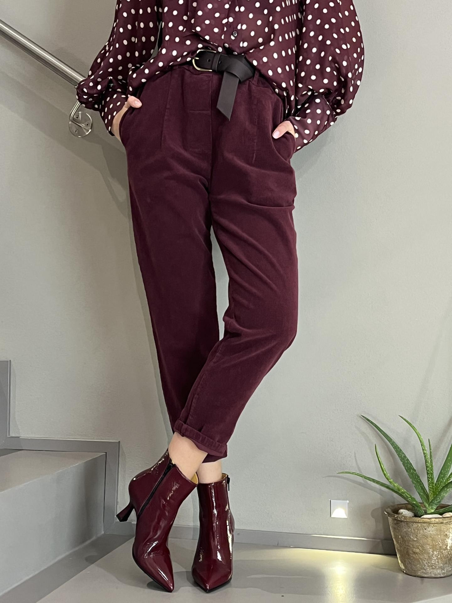 PANTALONE MOTEL PA3825 BORDEAUX