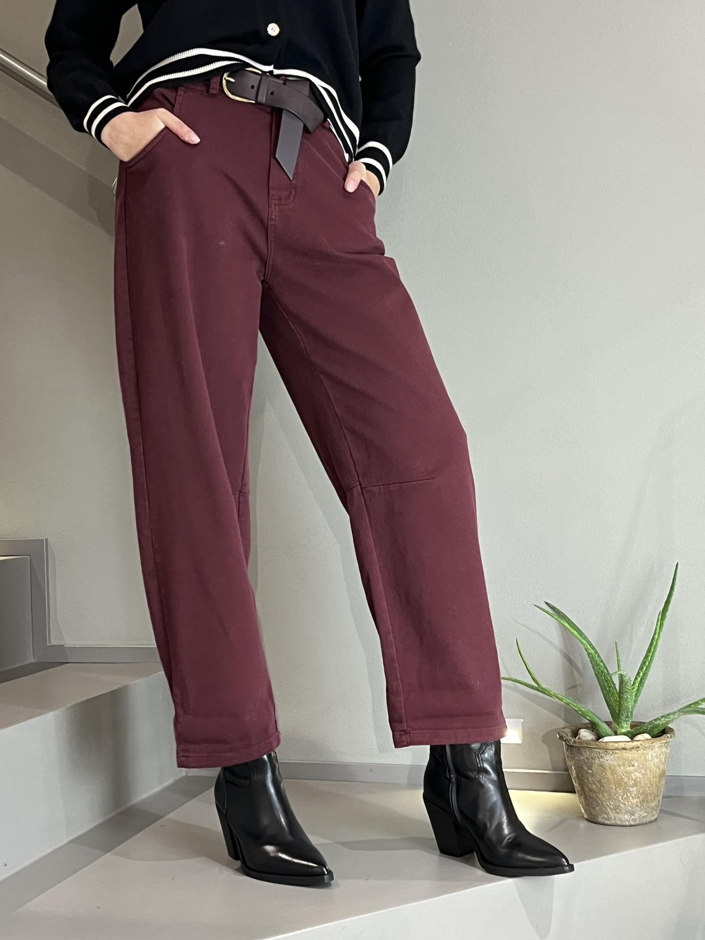 PANTALONE MOTEL PA5115 BORDEAUX