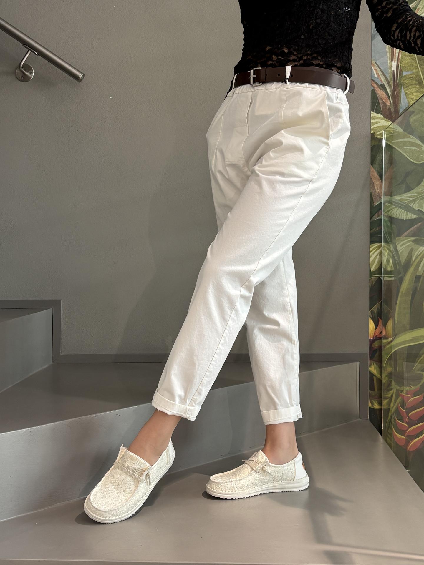 JEANS TENSIONE IN FIRENZE PA5138PE26 BIANCO