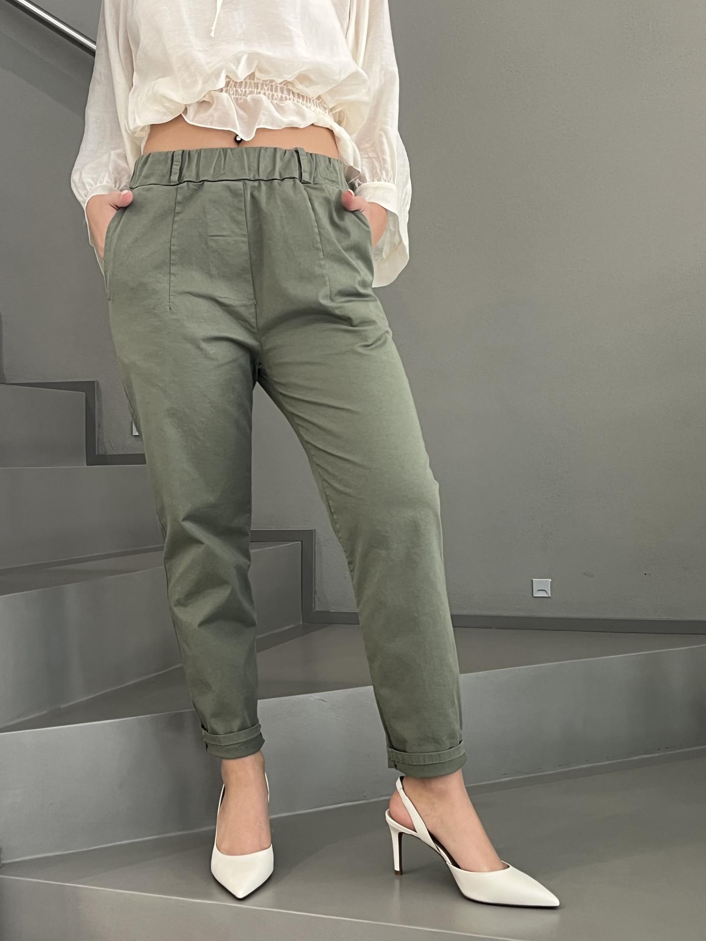 PANTALONE MOTEL PA5156PE26 VERDE