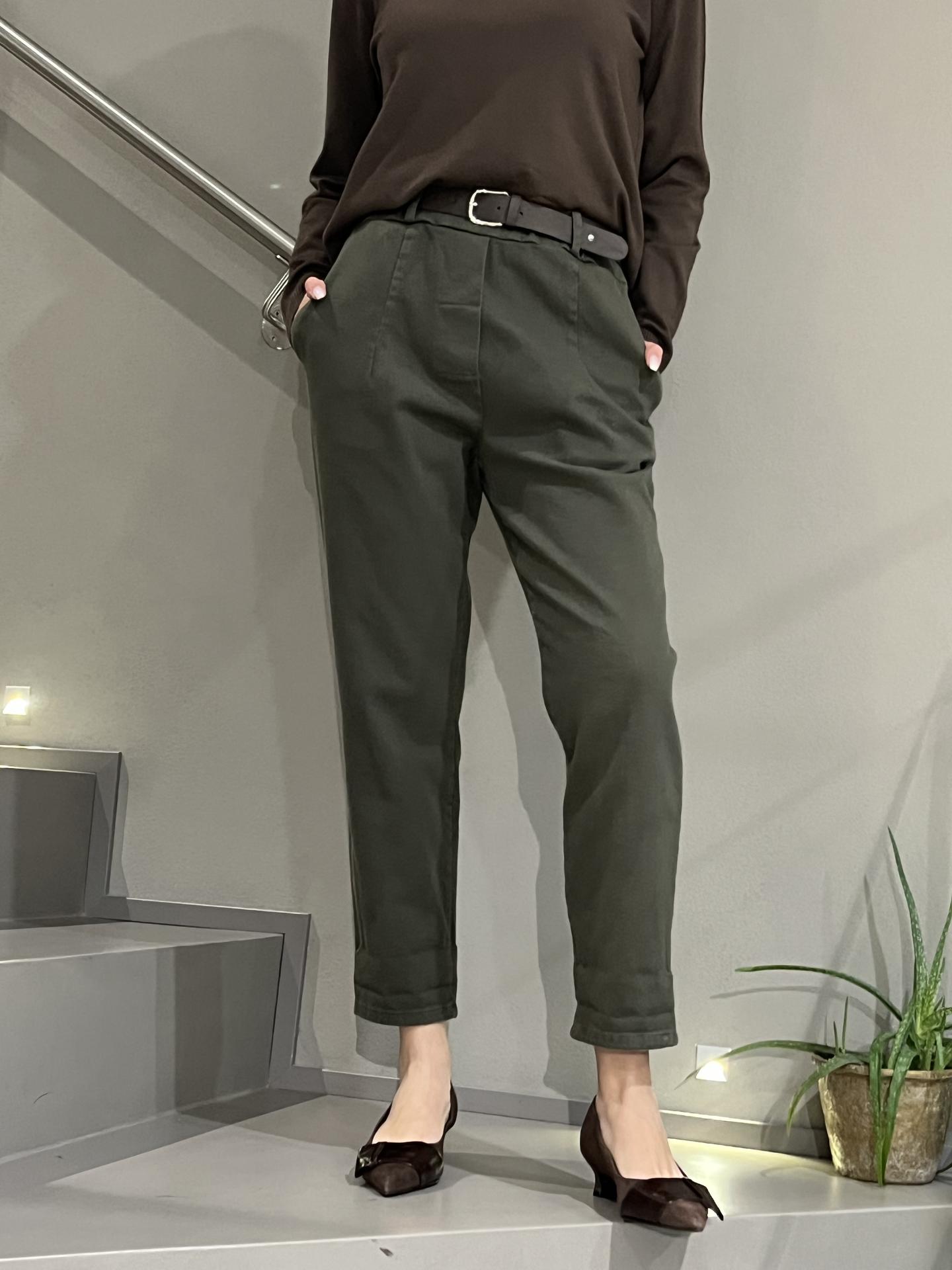 PANTALONE MOTEL PA5185W MILITARE
