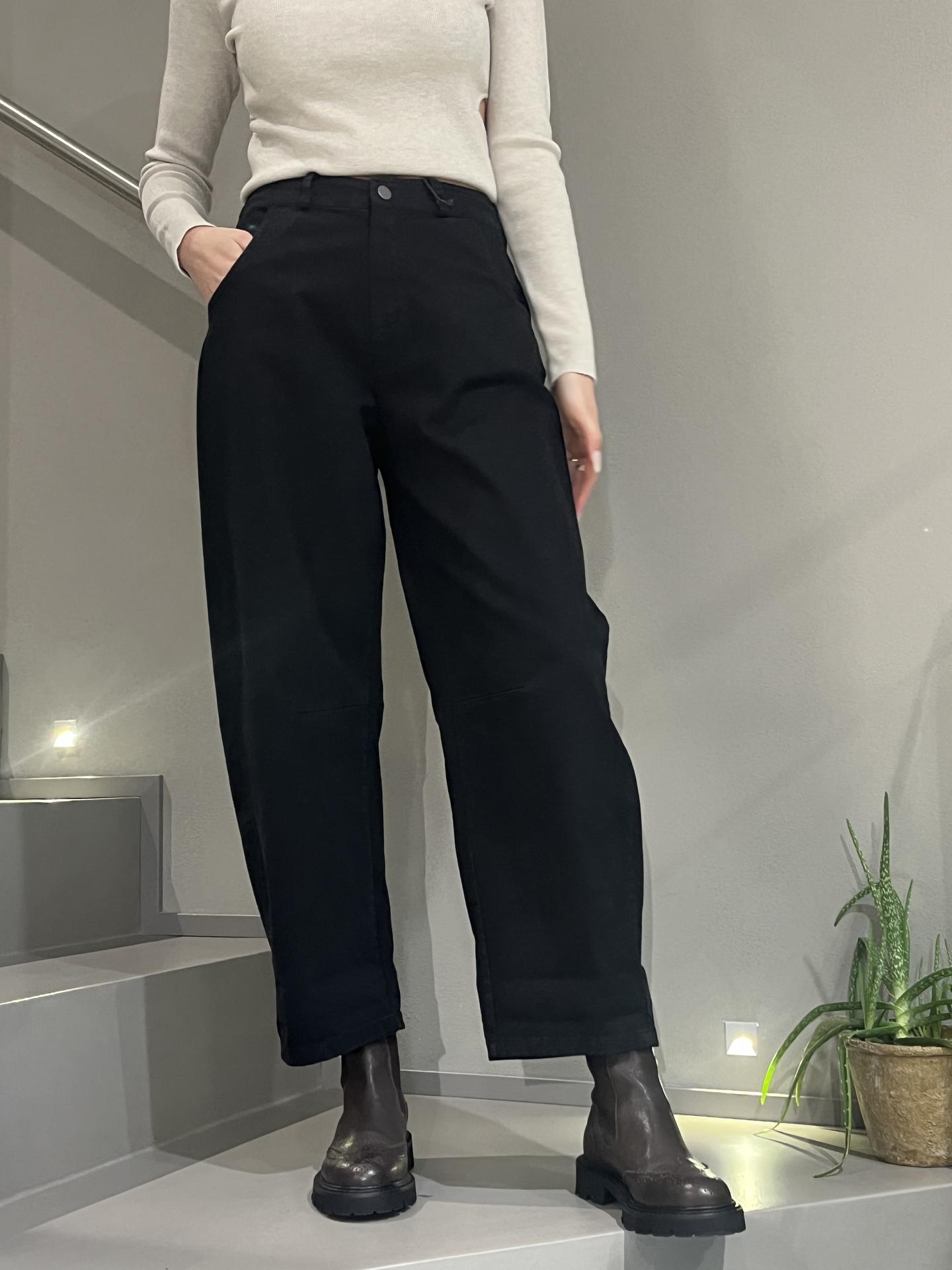 PANTALONE TENSIONE IN FIRENZE PA5272 NERO