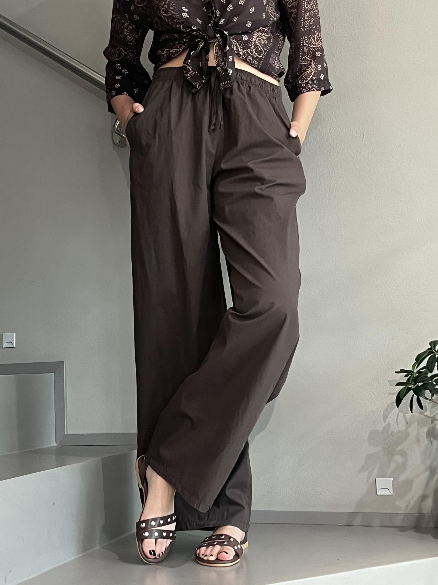 PANTALONE HAVEONE PFWN401 MARRONE