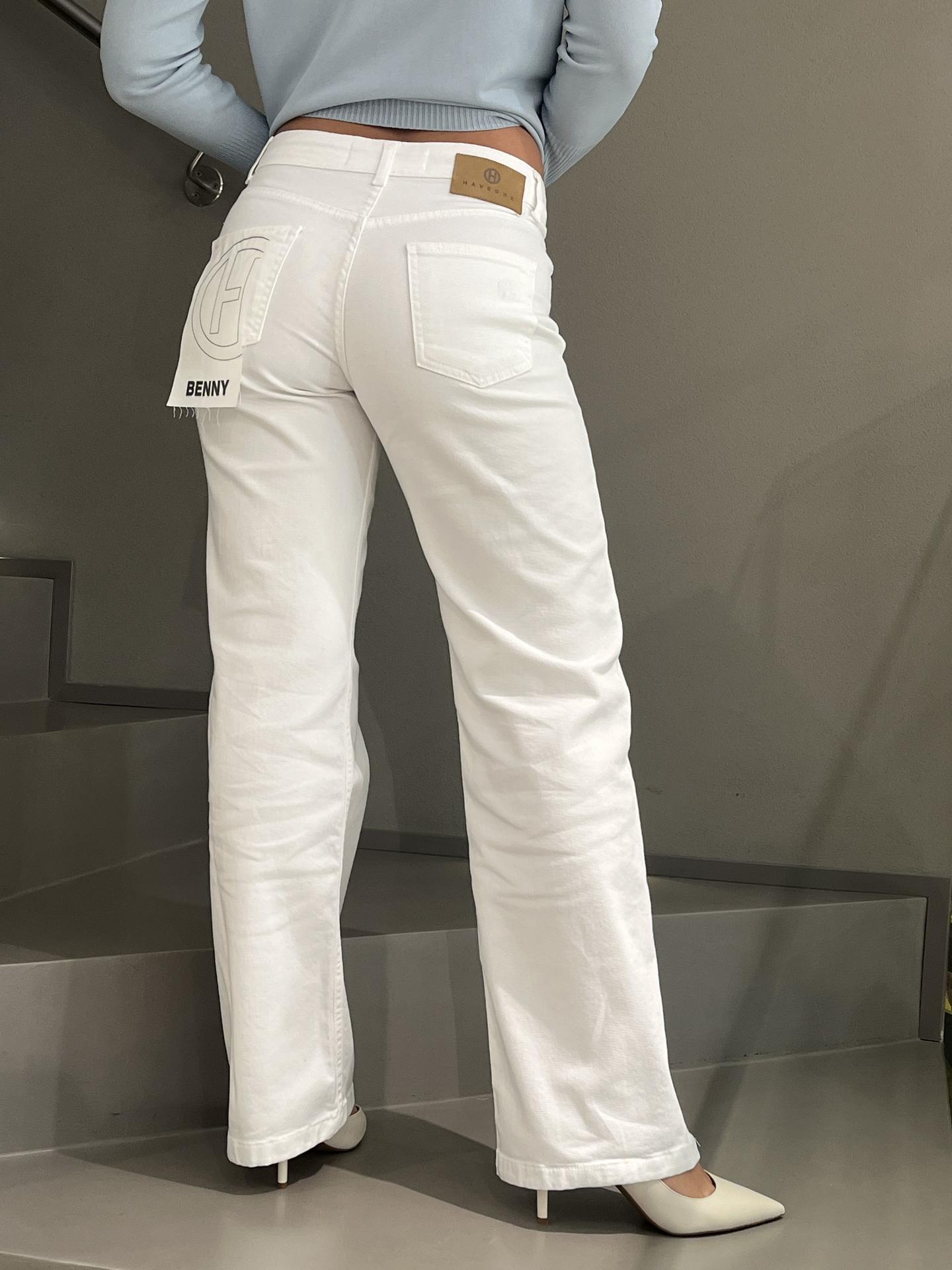 PANTALONE HAVEONE PGZQ285 BIANCO