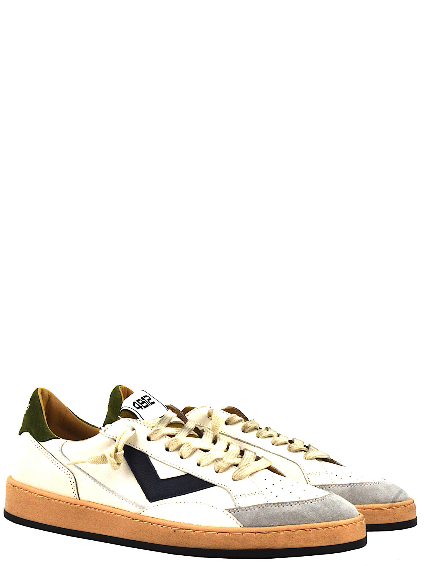 SNEAKERS 4B12 PLAYNEWU122 BIANCO/VERDE