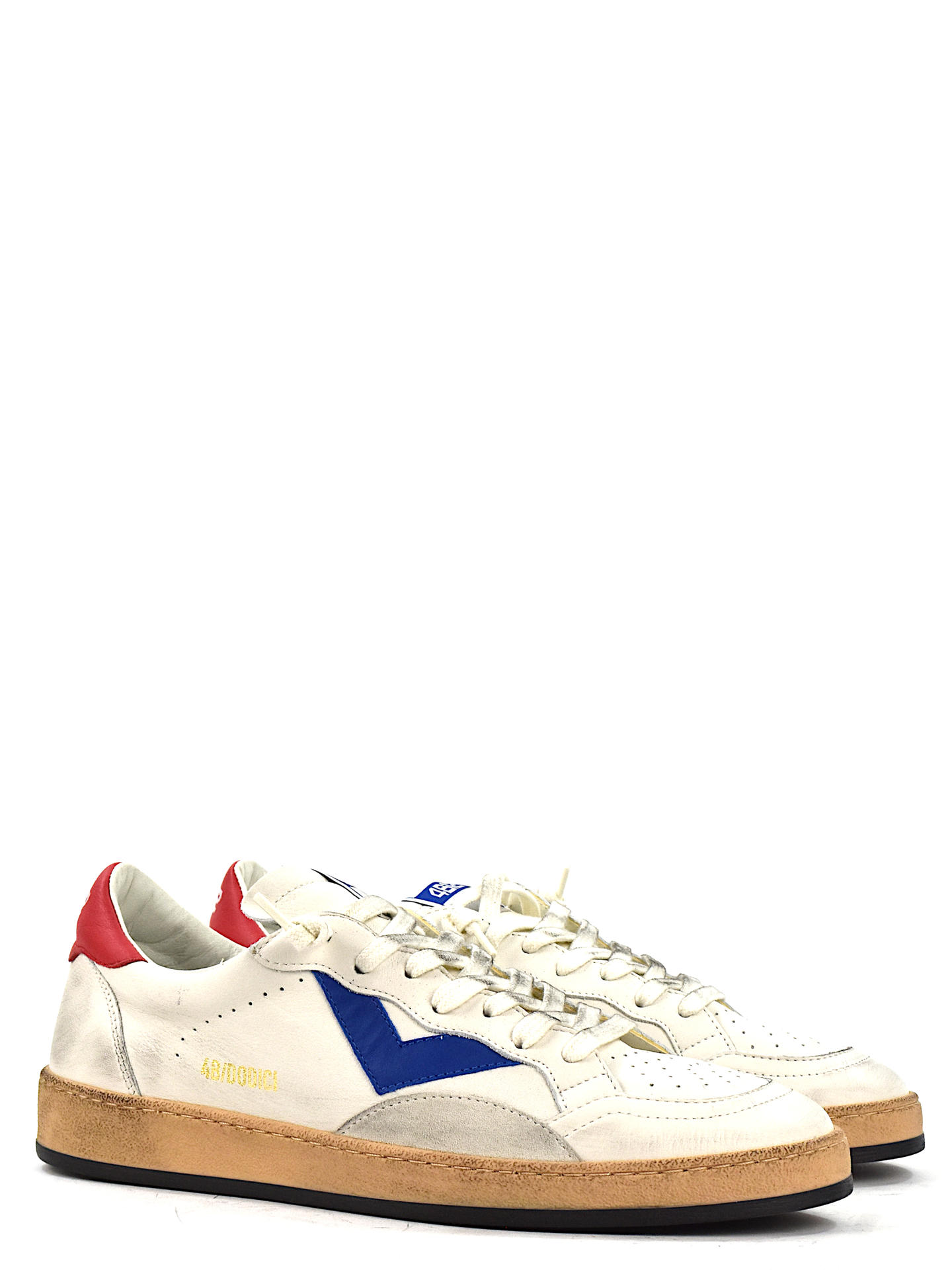 SNEAKERS 4B12 PLAYU113 BIANCO/ROSSO