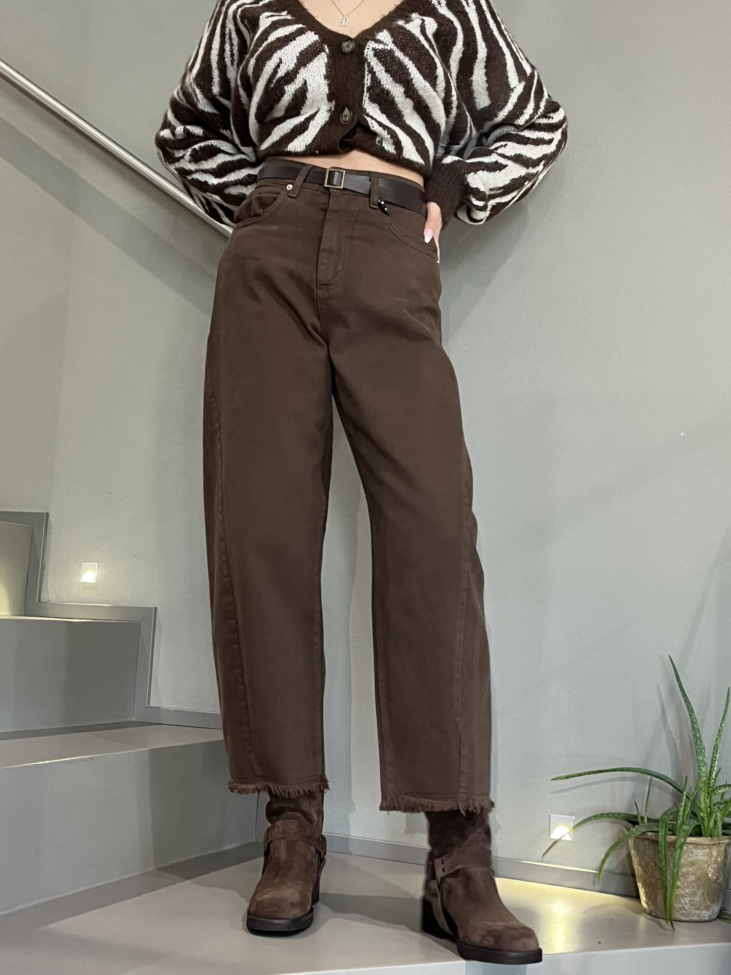 JEANS HAVEONE PLSP236 MARRONE
